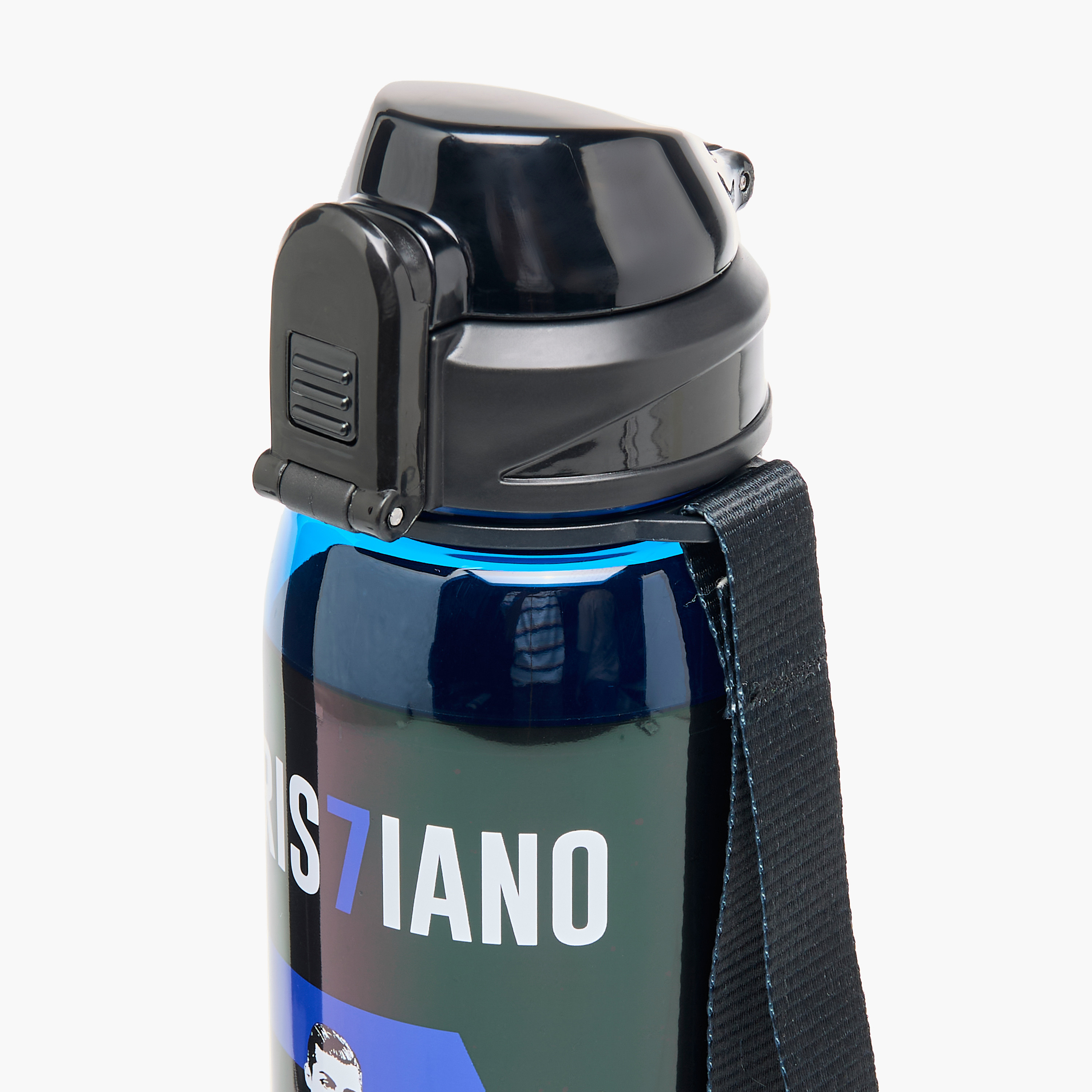 Cristiano Ronaldo Print Water Bottle - 1 L-school-waterbottles-image-3