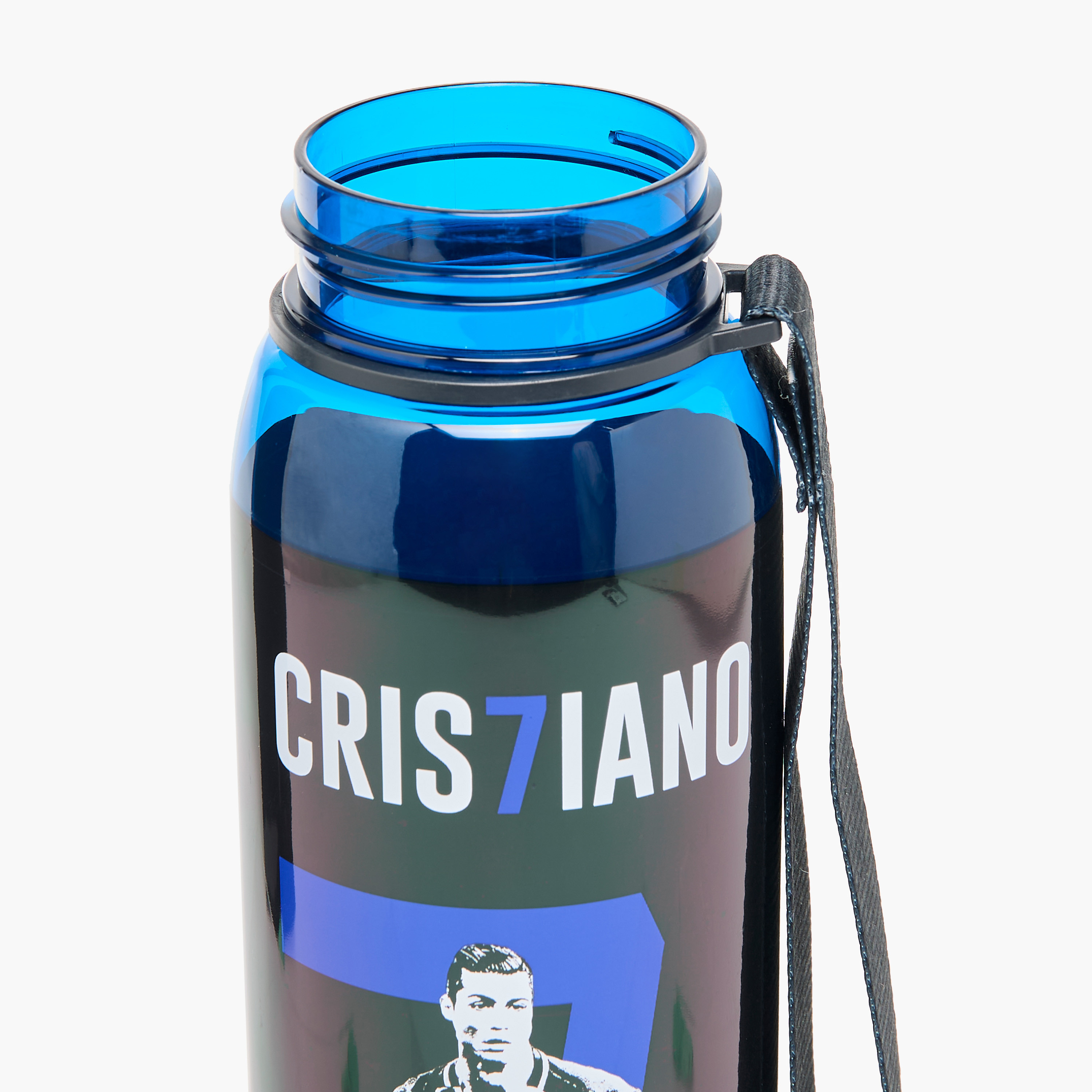 Cristiano Ronaldo Print Water Bottle - 1 L-school-waterbottles-image-6