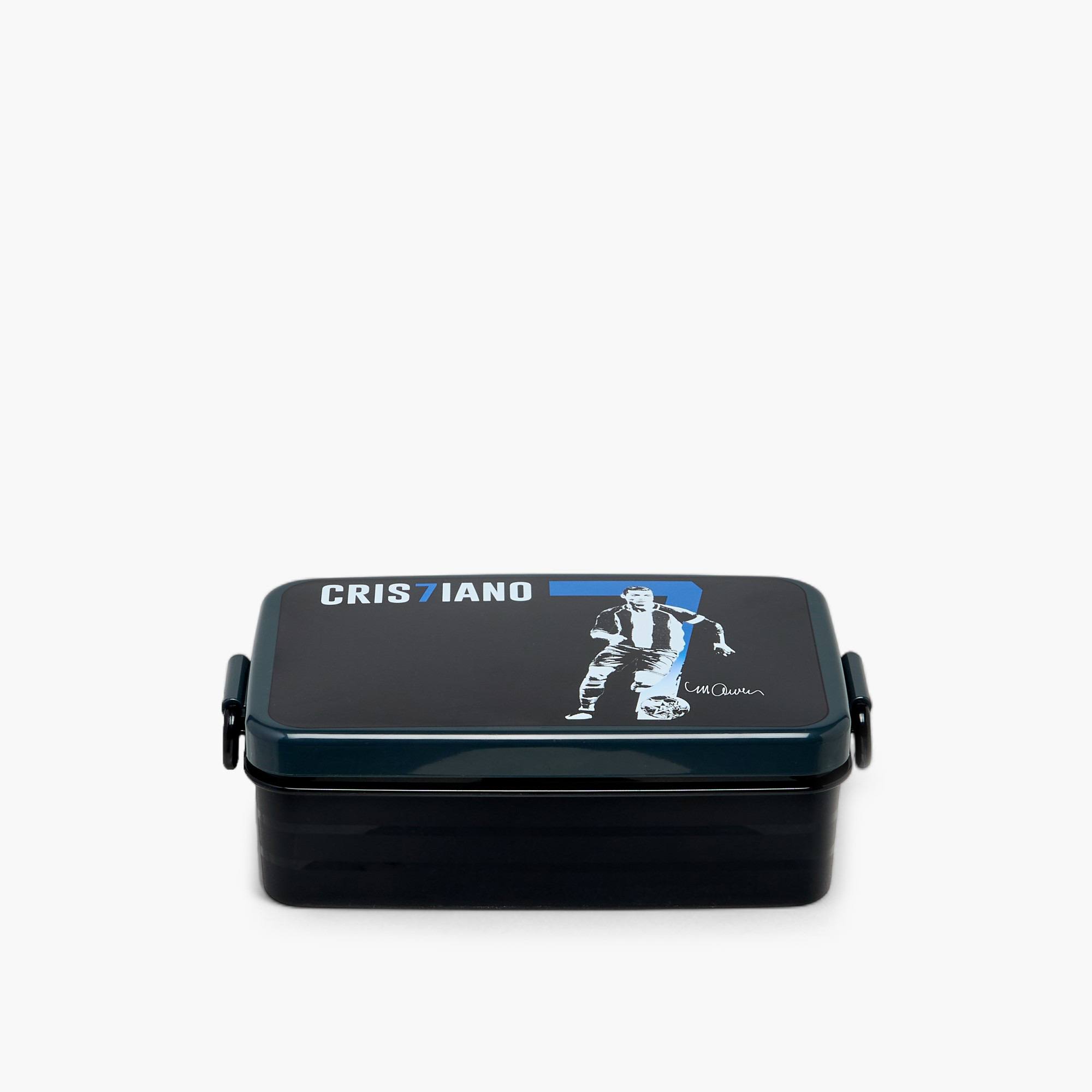 Cristiano Ronaldo Print Lunch Box with Tray and Cutlery-school-lunchessentials-lunchboxes-image-1