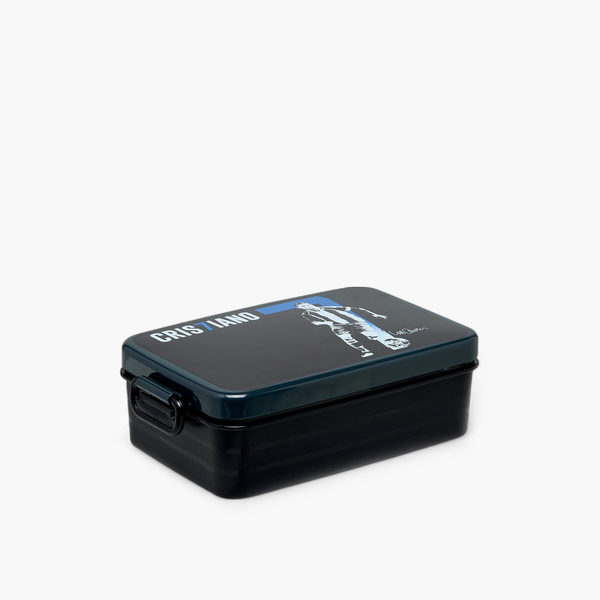 Cristiano Ronaldo Print Lunch Box with Tray and Cutlery-school-lunchessentials-lunchboxes-image-2