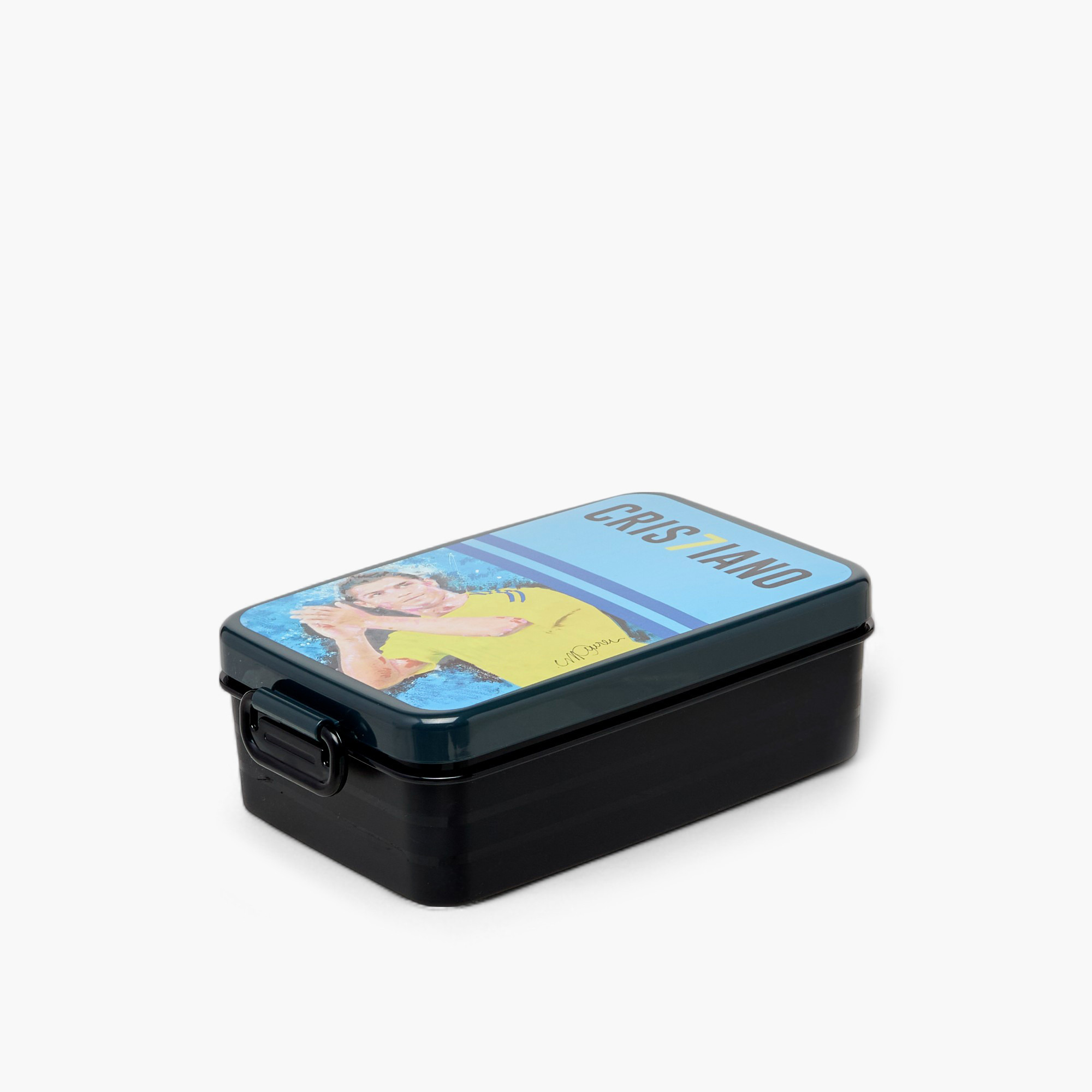 Cristiano Ronaldo Print Lunch Box with Tray and Cutlery-school-lunchessentials-lunchboxes-image-2