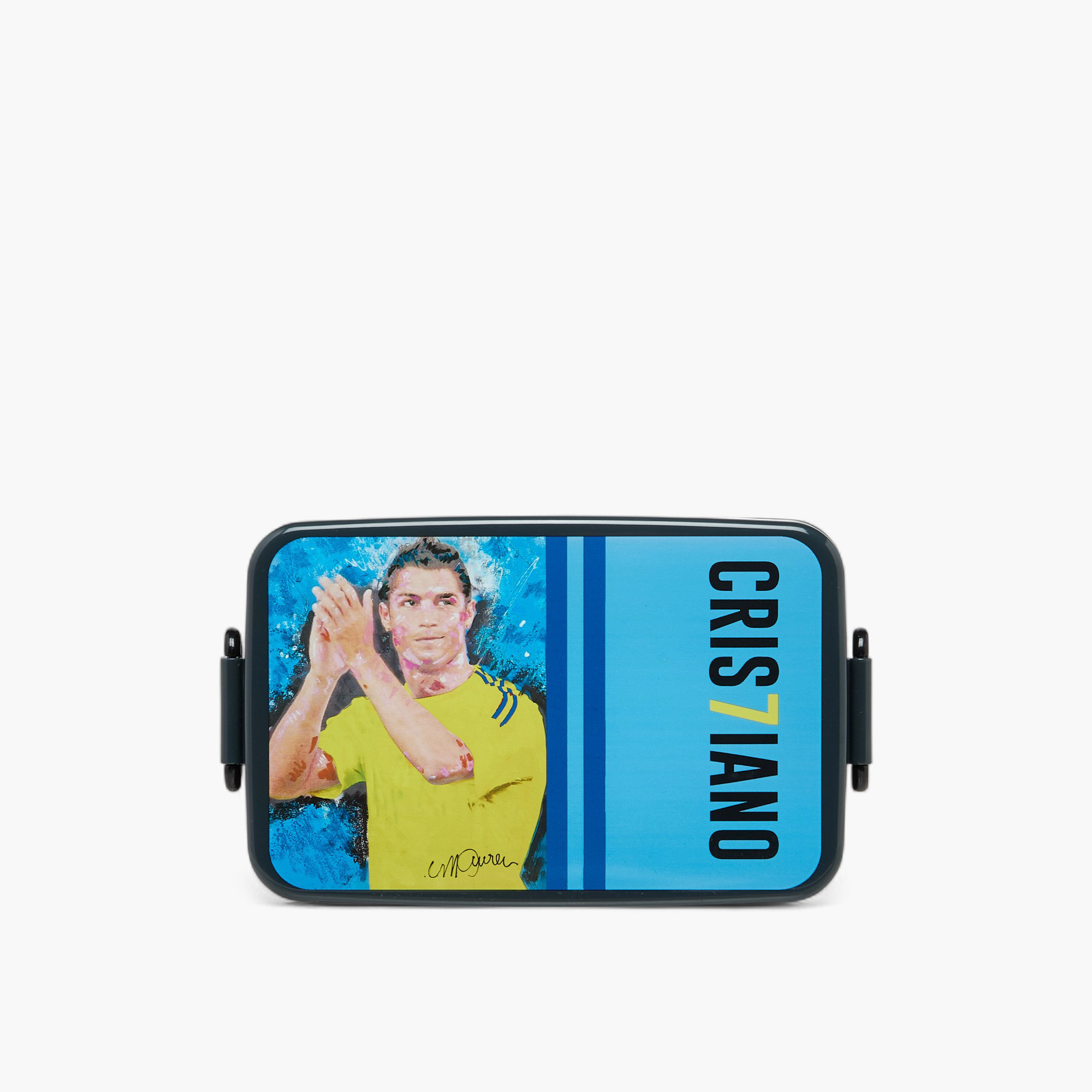 Cristiano Ronaldo Print Lunch Box with Tray and Cutlery-school-lunchessentials-lunchboxes-image-3