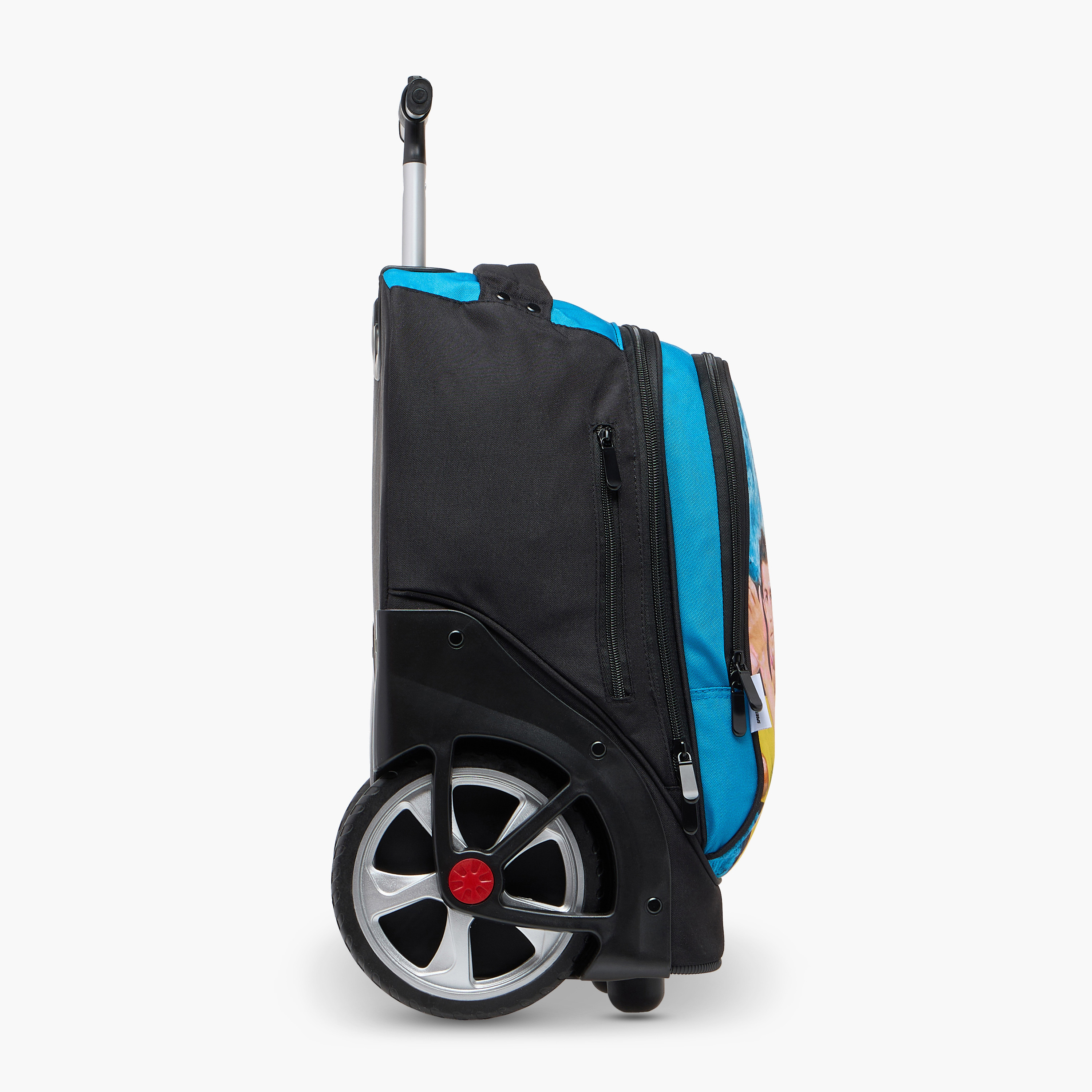 Cristiano Ronaldo Print Trolley Bag with Retractable Handle - 18 inches-school-bagsandbackpacks-trolleybags-image-10