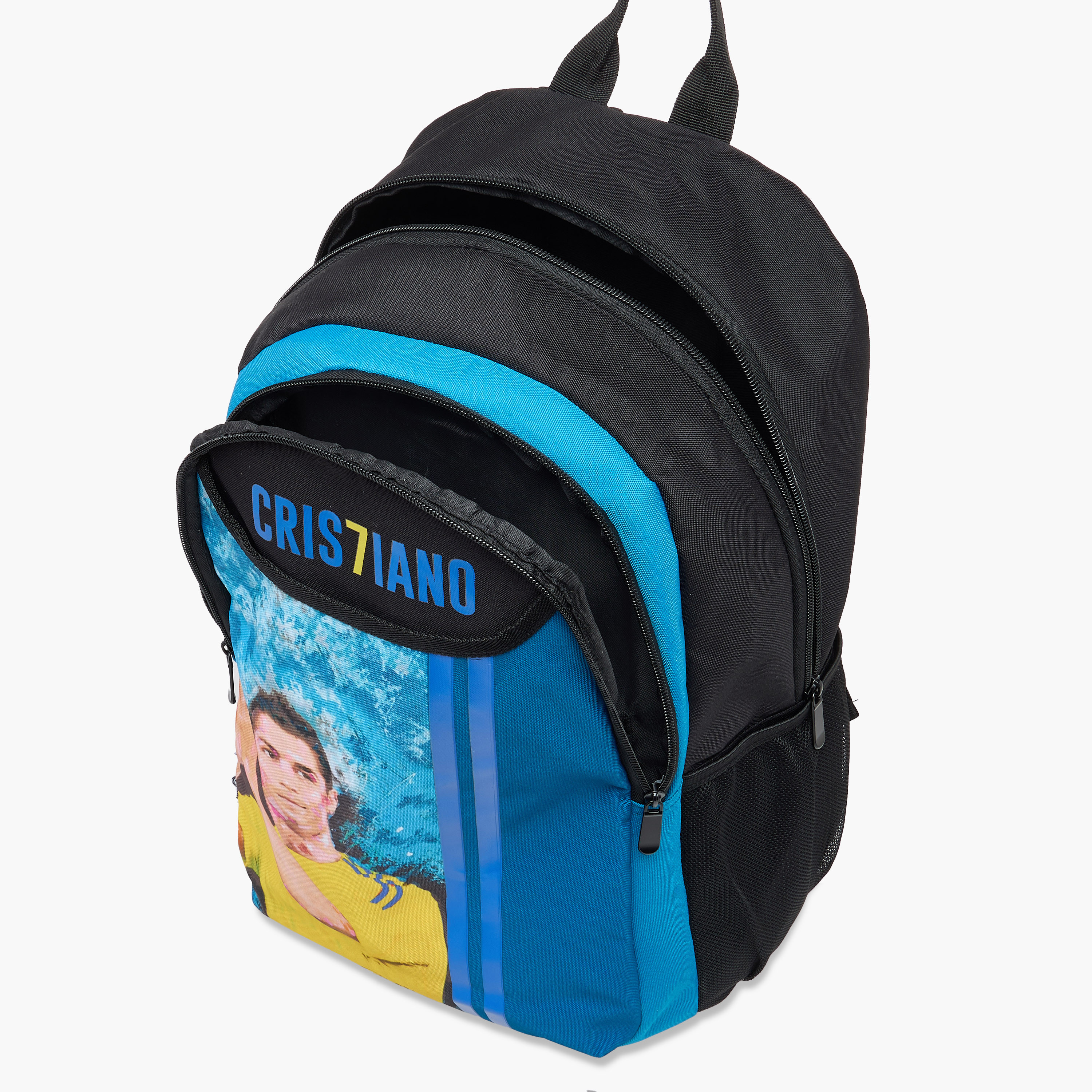 Cristiano Ronaldo Print Backpack with Adjustable Shoulder Straps - 17 inches-school-bagsandbackpacks-backpacks-image-11