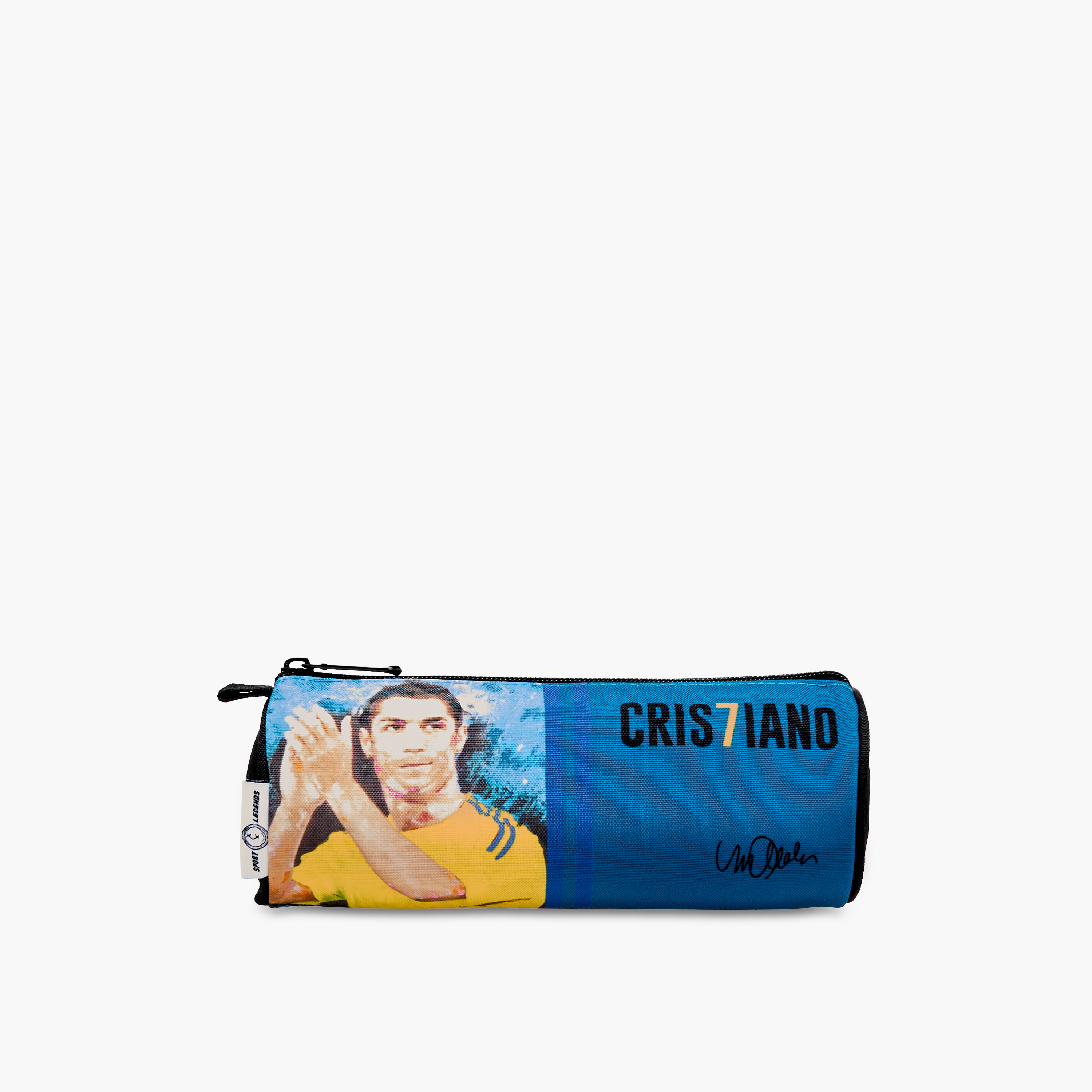 Cristiano Print Pencil Pouch with Zip Closure-school-stationery-pencilcases-image-1