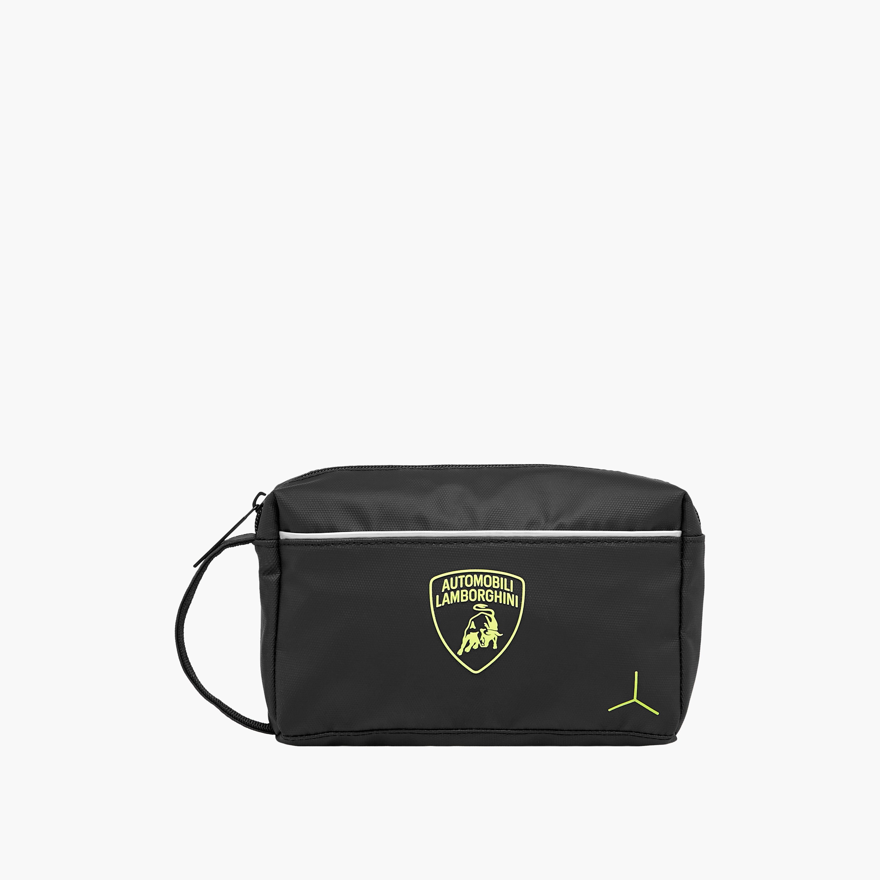 Lamborghini Logo Print Pencil Pouch with Zip Closure-school-stationery-pencilcases-image-1