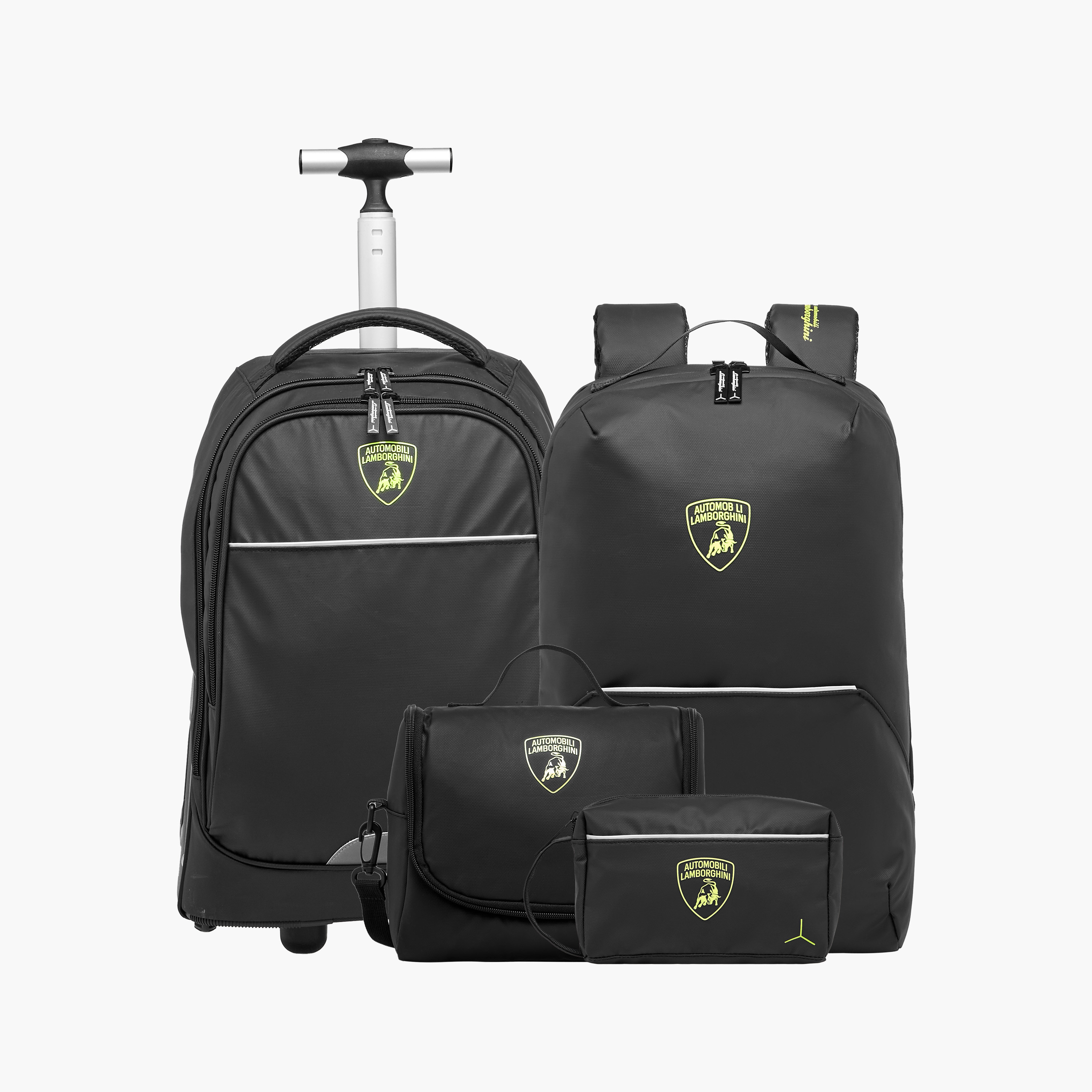 Lamborghini Logo Print Pencil Pouch with Zip Closure-school-stationery-pencilcases-image-9