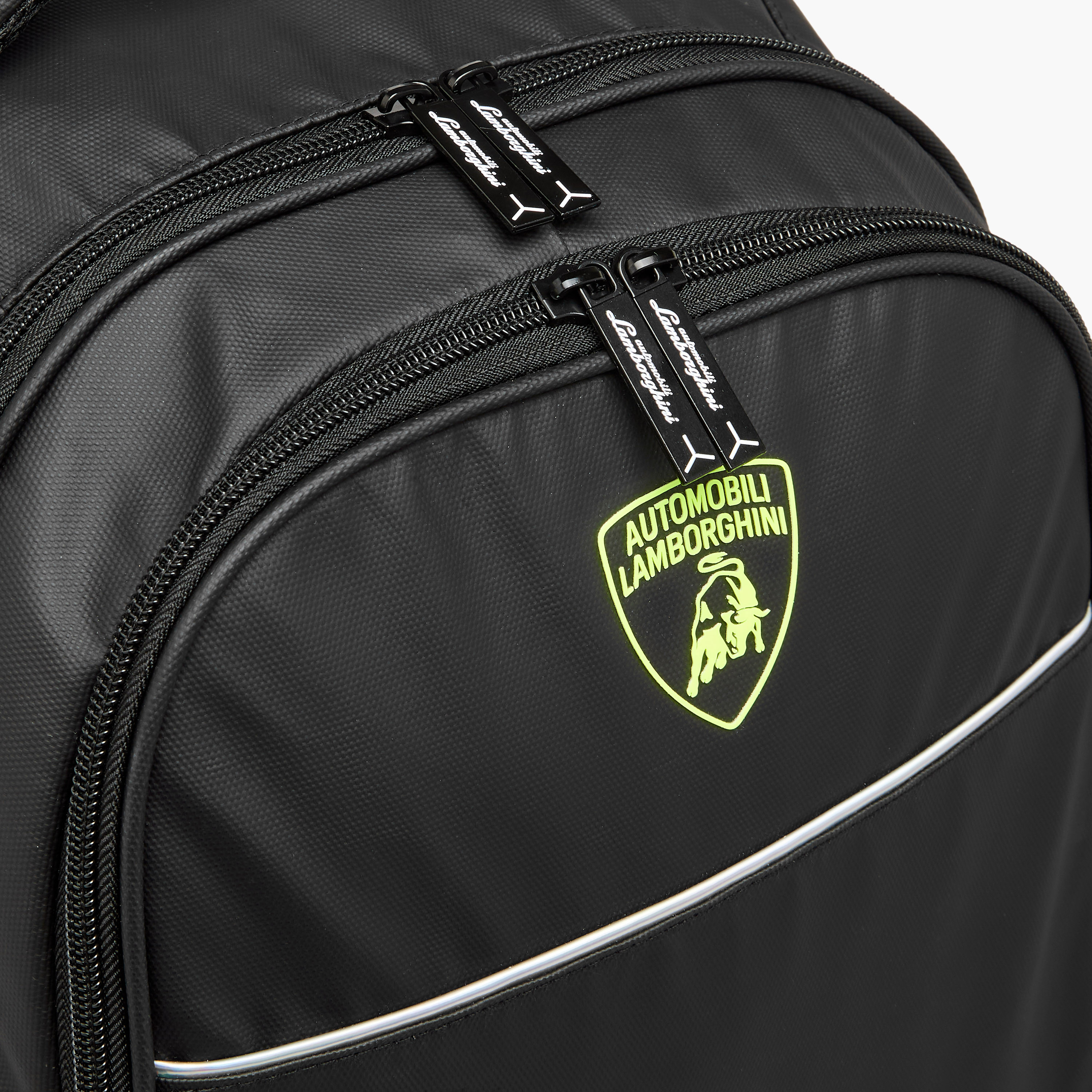 شنطة ترولي للأولاد 8-13 سنة بحزام قابل للتعديل وتصميم رياضي من لامبورجيني-school-bagsandbackpacks-trolleybags-image-10
