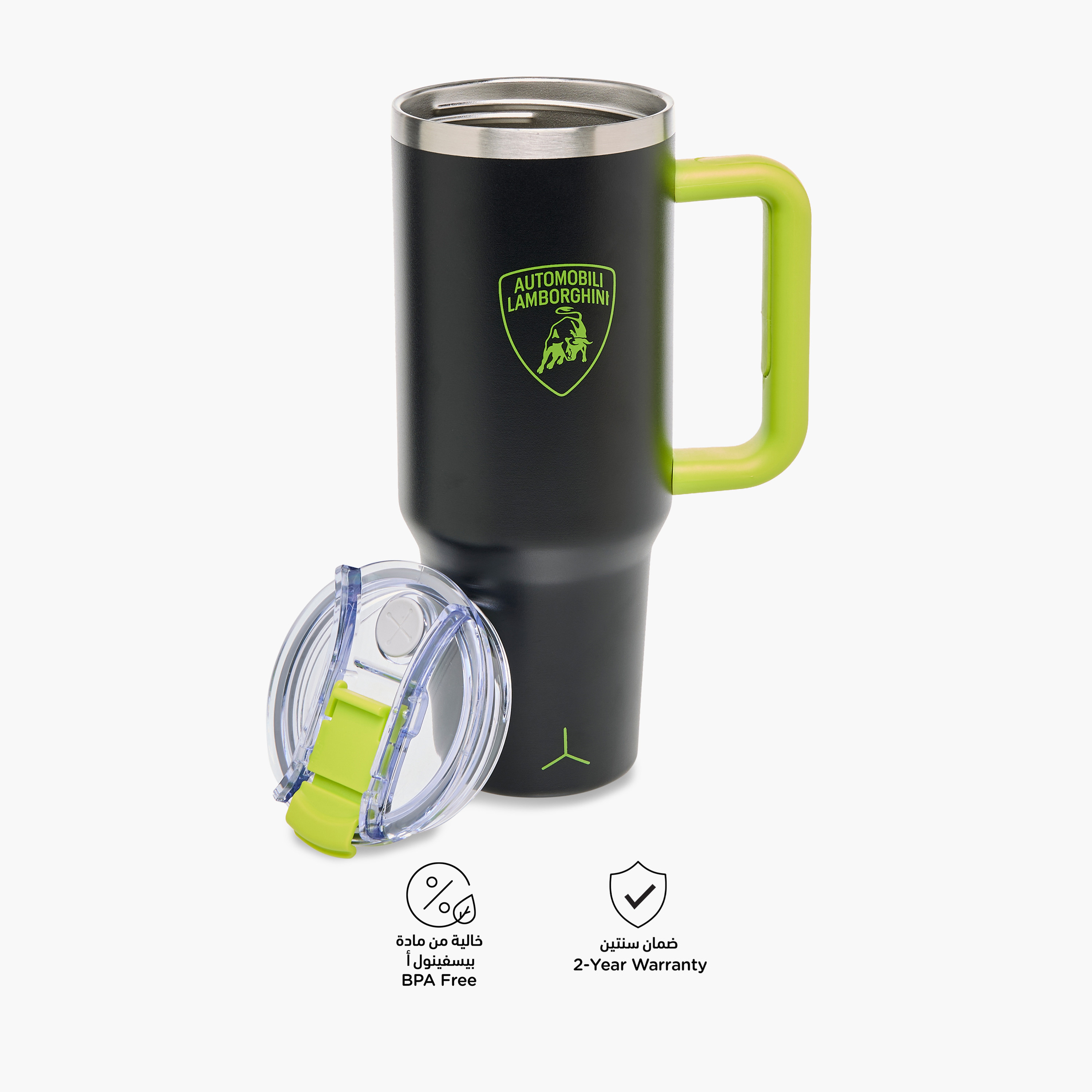 Lamborghini Printed Water Bottle with Handle - 1.2 L-school-waterbottles-image-4