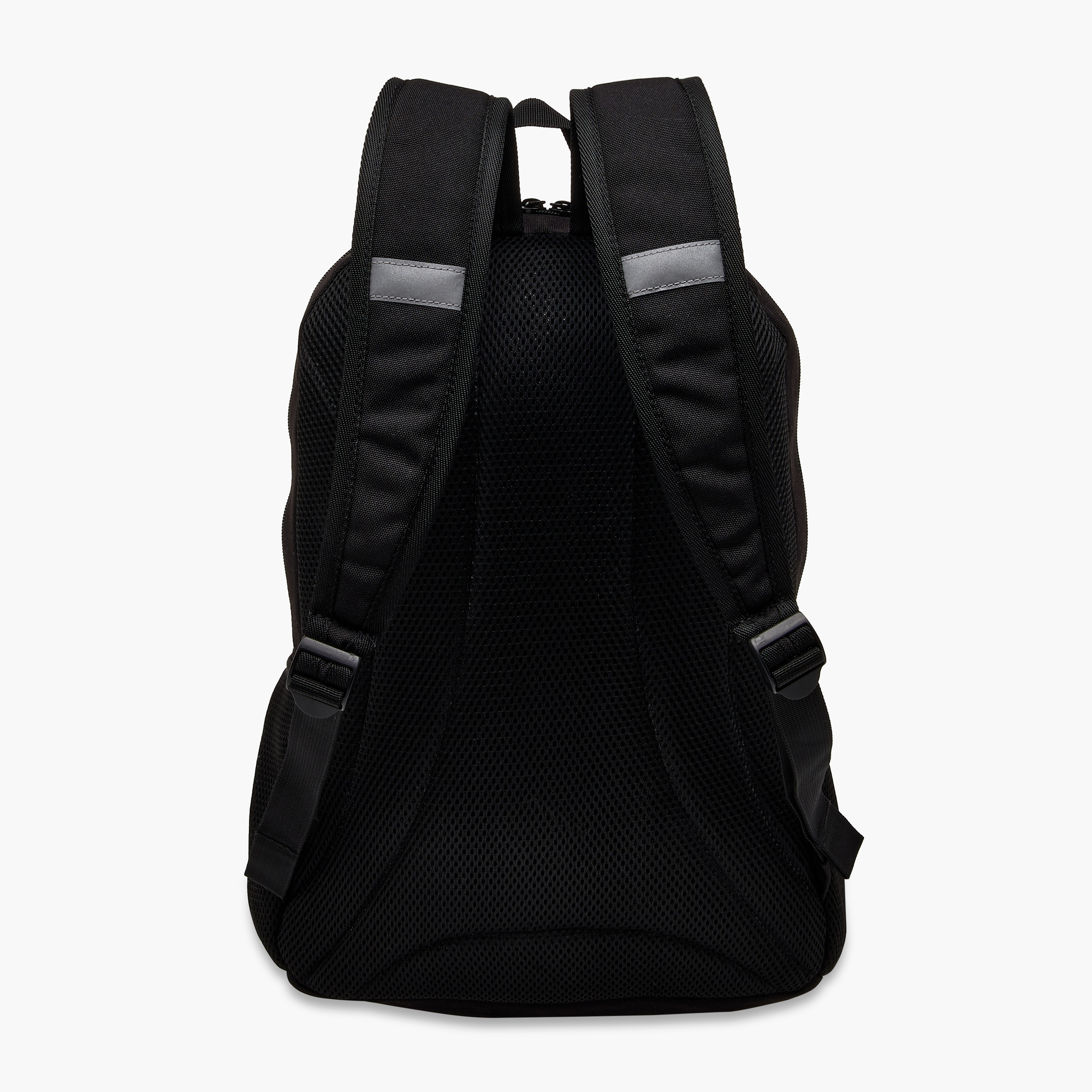Lamborghini Logo Print Backpack with Adjustable Straps and Zip Closure - 17 inches-school-bagsandbackpacks-backpacks-image-7
