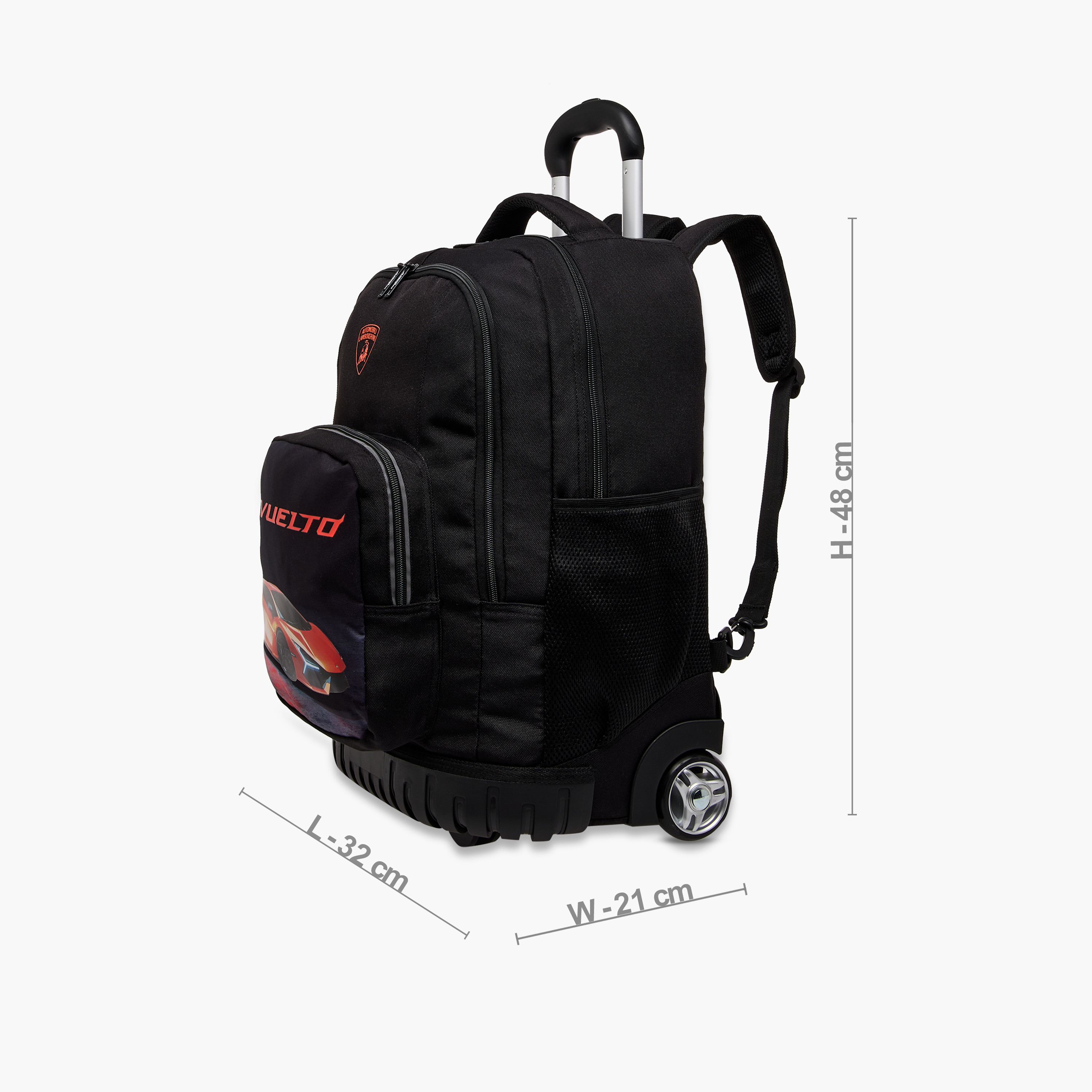 Lamborghini Sports Trolley Bag for Boys 8-13 Years with Bottle Holder -school-bagsandbackpacks-trolleybags-image-5