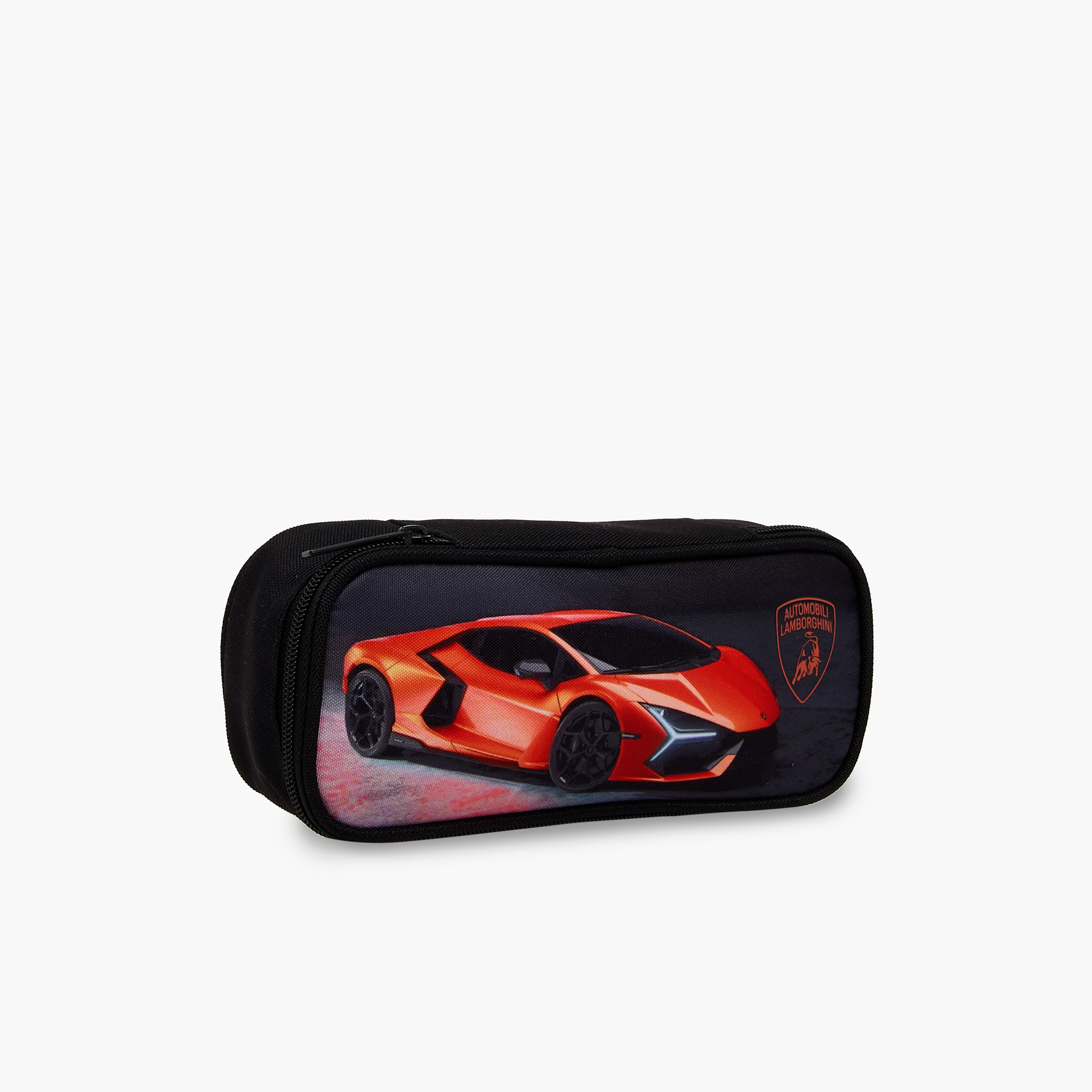 مقلمة بطبعات بشعار لامبورغيني مع سحّاب إغلاق-school-stationery-pencilcases-image-7