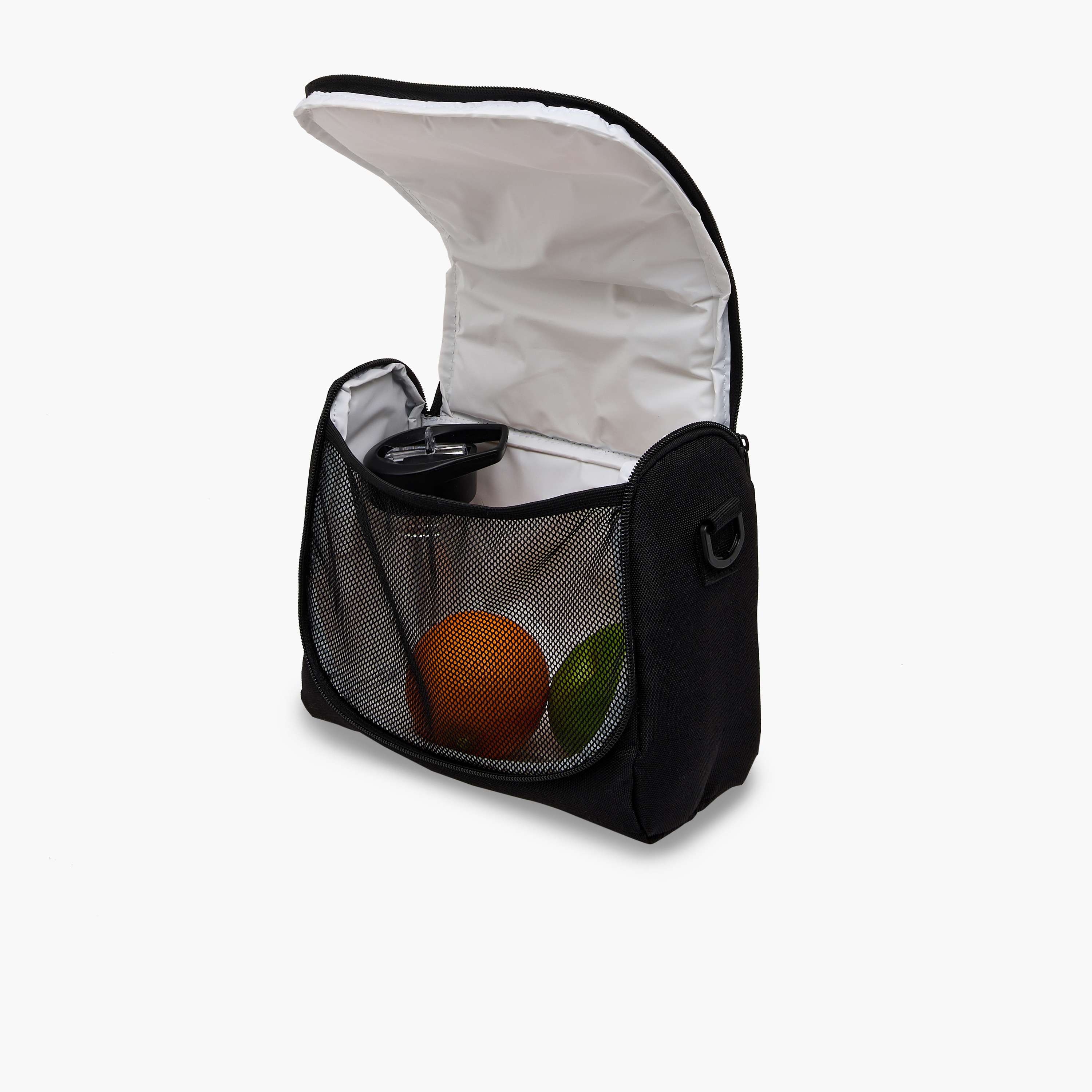 Lamborghini Graphic Print Lunch Bag with Detachable Strap and Zip Closure-school-lunchessentials-lunchbags-image-5