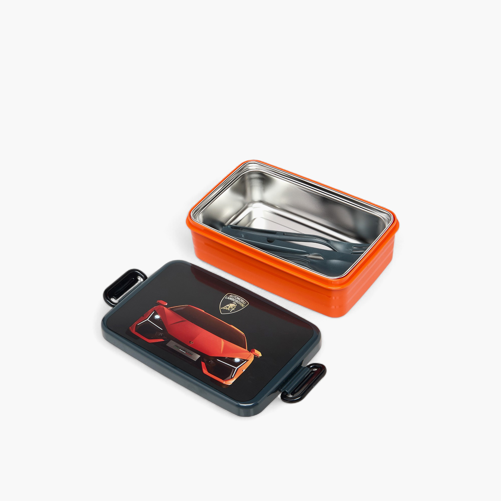 Lamborghini Printed Lunch Box with Tray and Cutlery-school-lunchessentials-lunchboxes-image-4