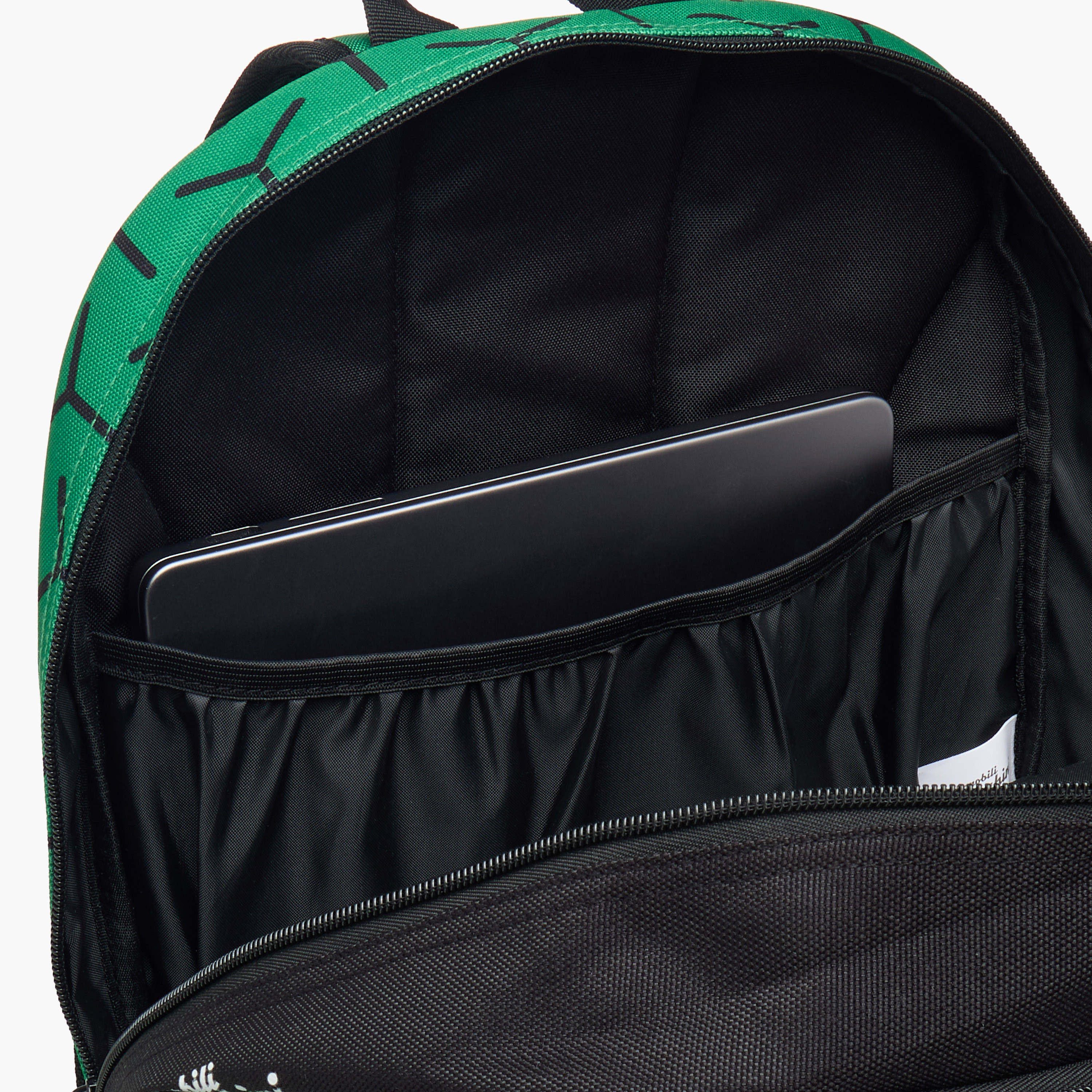 Lamborghini Logo Print Backpack with Adjustable Straps and Zip Closure - 17 inches-school-bagsandbackpacks-backpacks-image-12