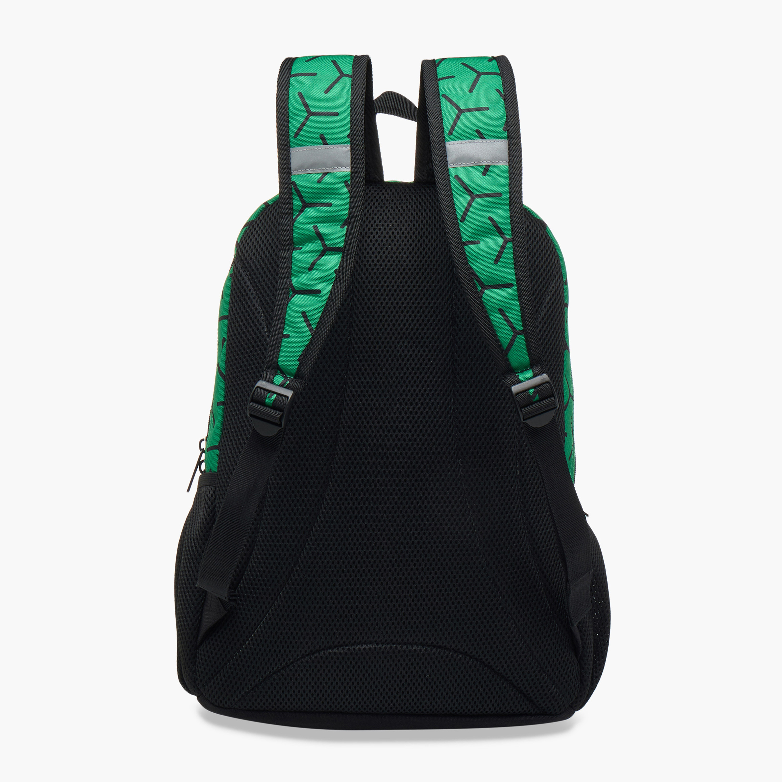 Lamborghini Logo Print Backpack with Adjustable Straps and Zip Closure - 17 inches-school-bagsandbackpacks-backpacks-image-7