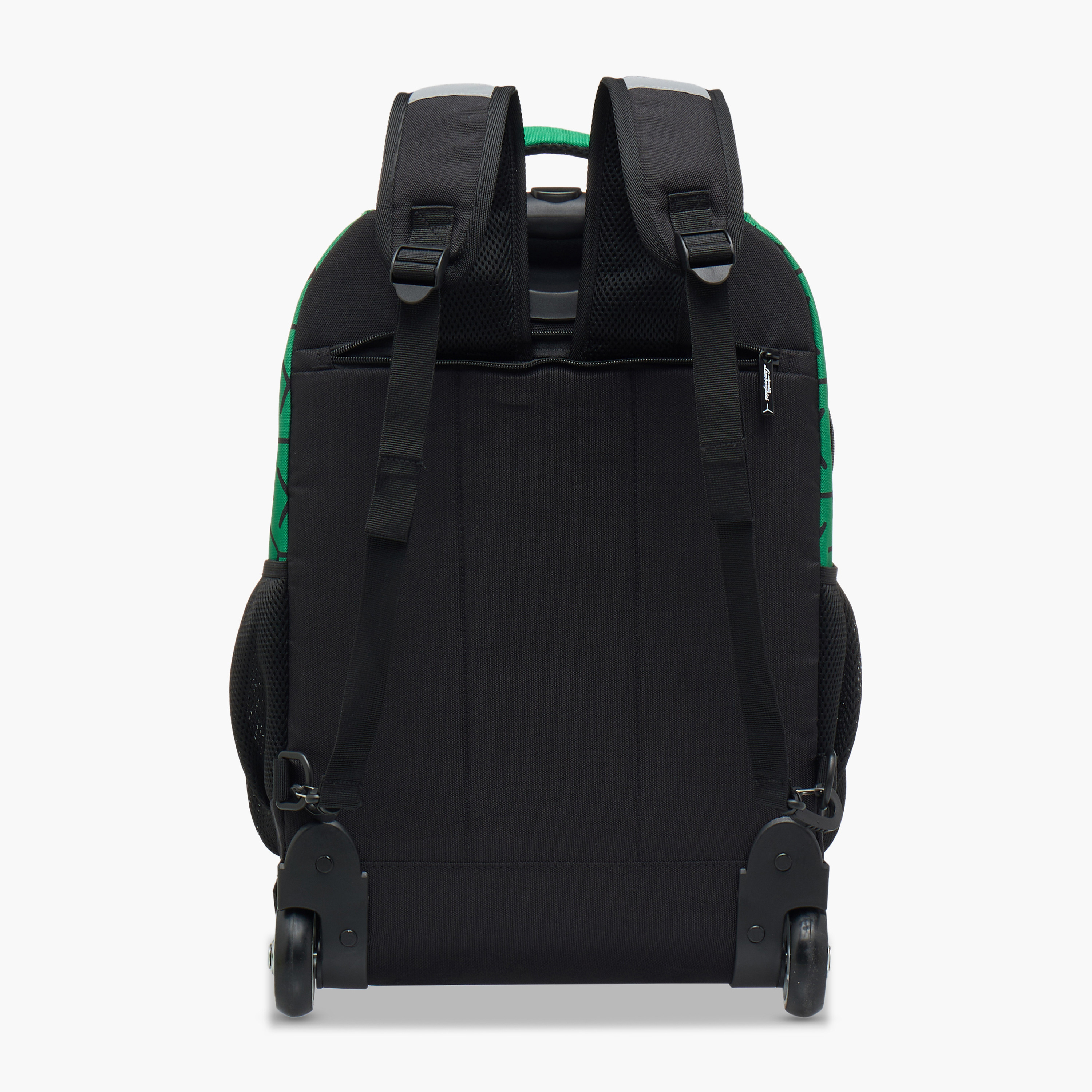 شنطة ترولي للأولاد 8-13 سنة بحامل قوارير وتصميم رياضي من لامبورجيني -school-bagsandbackpacks-trolleybags-image-2