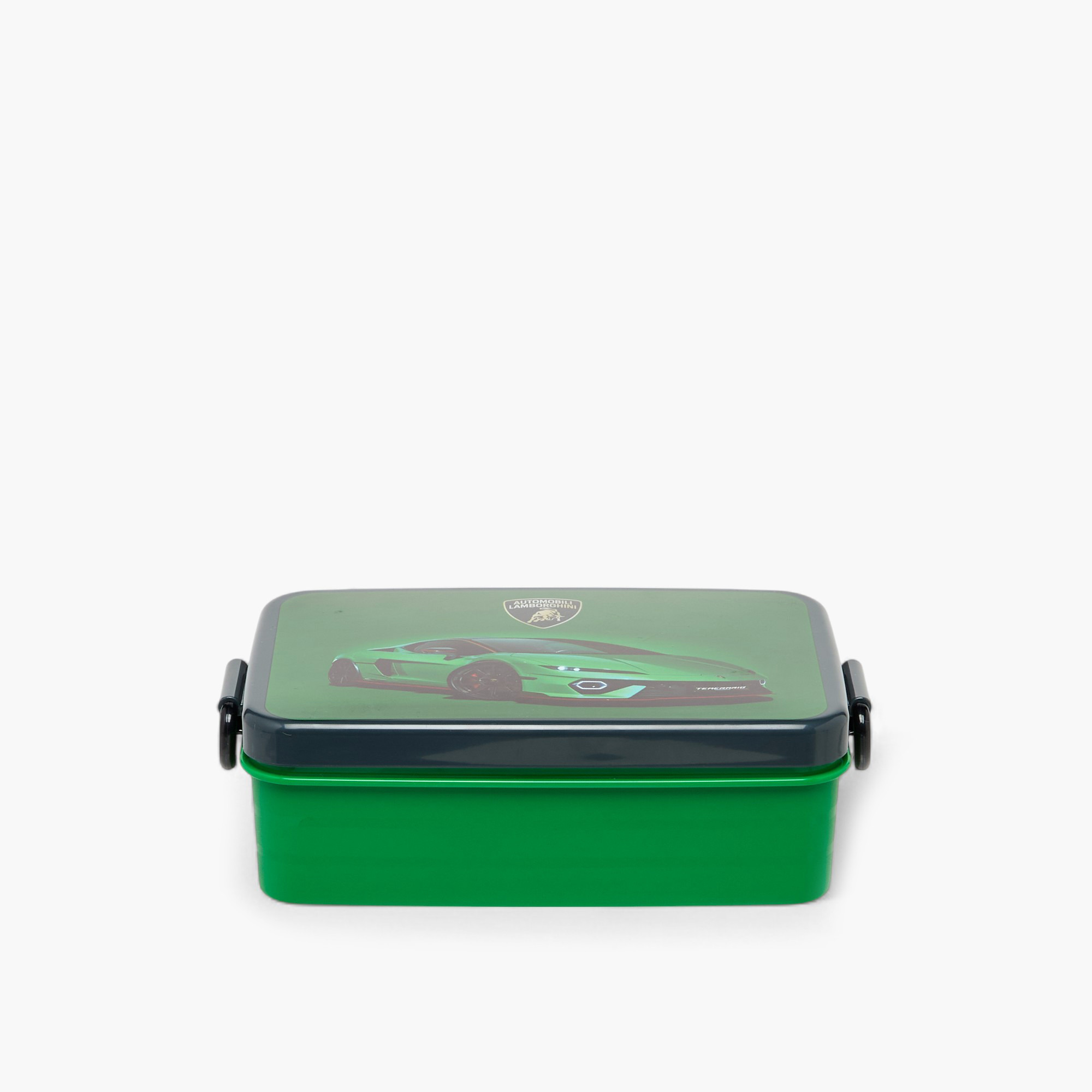Lamborghini Printed Lunch Box with Tray and Cutlery-school-lunchessentials-lunchboxes-image-1