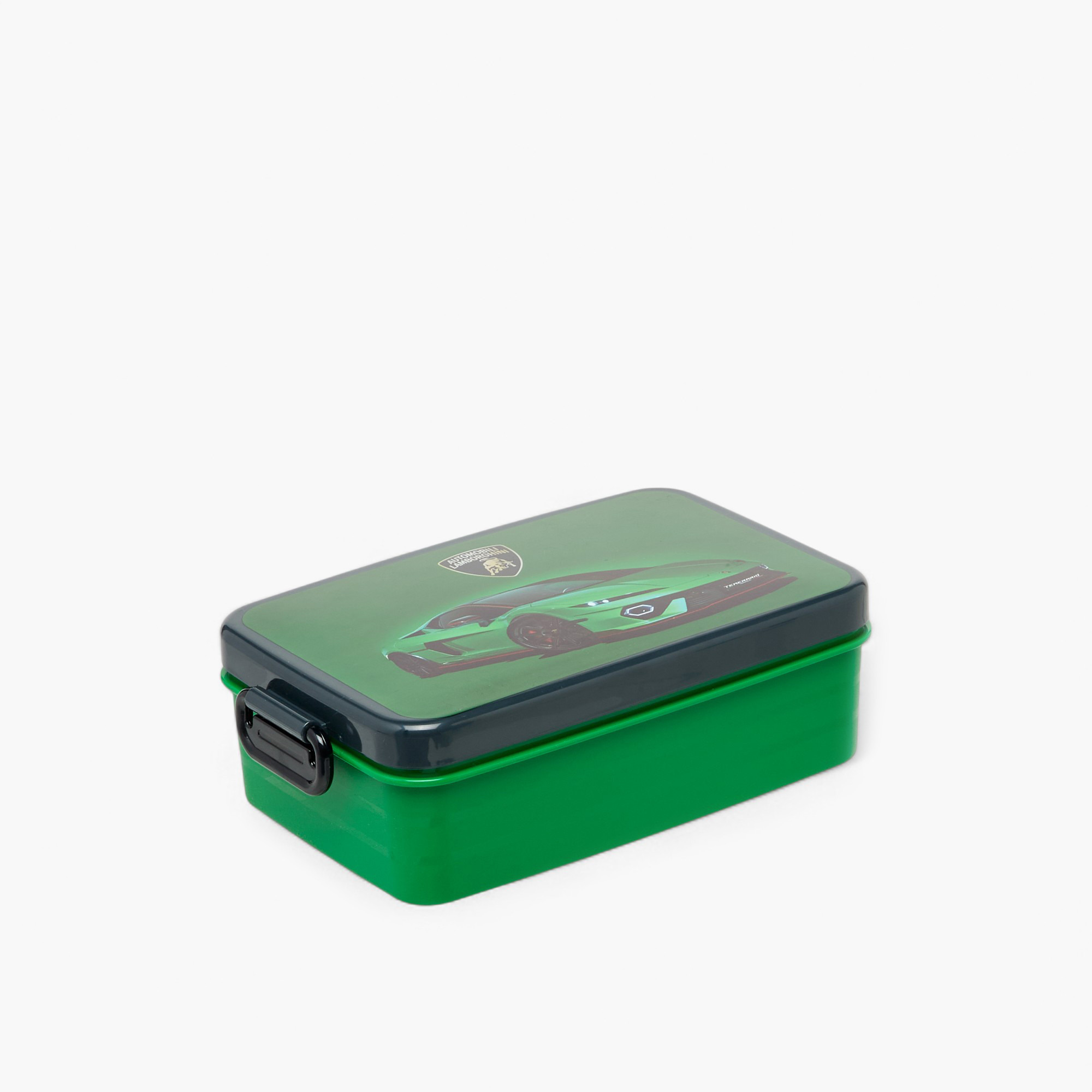 Lamborghini Printed Lunch Box with Tray and Cutlery-school-lunchessentials-lunchboxes-image-2