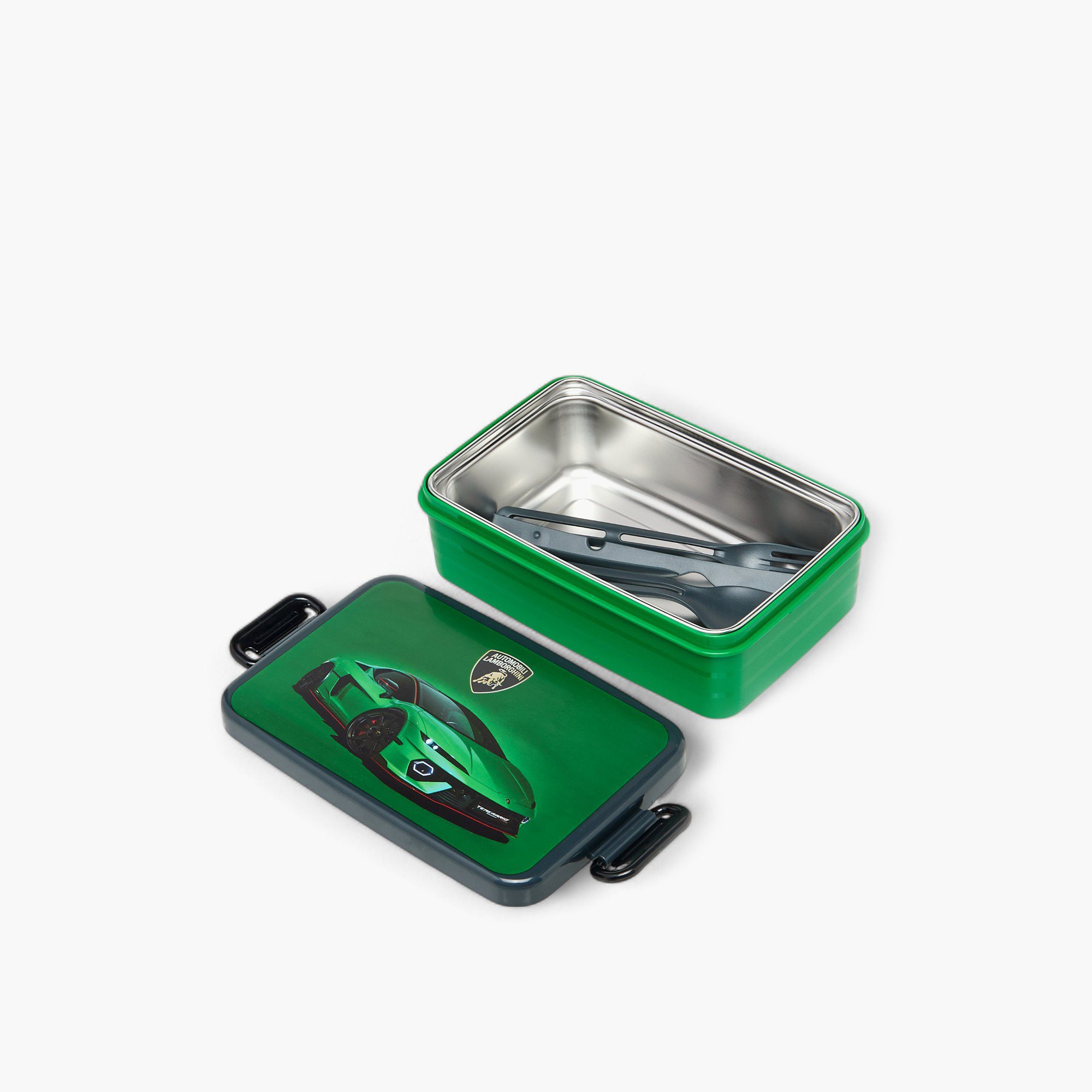Lamborghini Printed Lunch Box with Tray and Cutlery-school-lunchessentials-lunchboxes-image-4