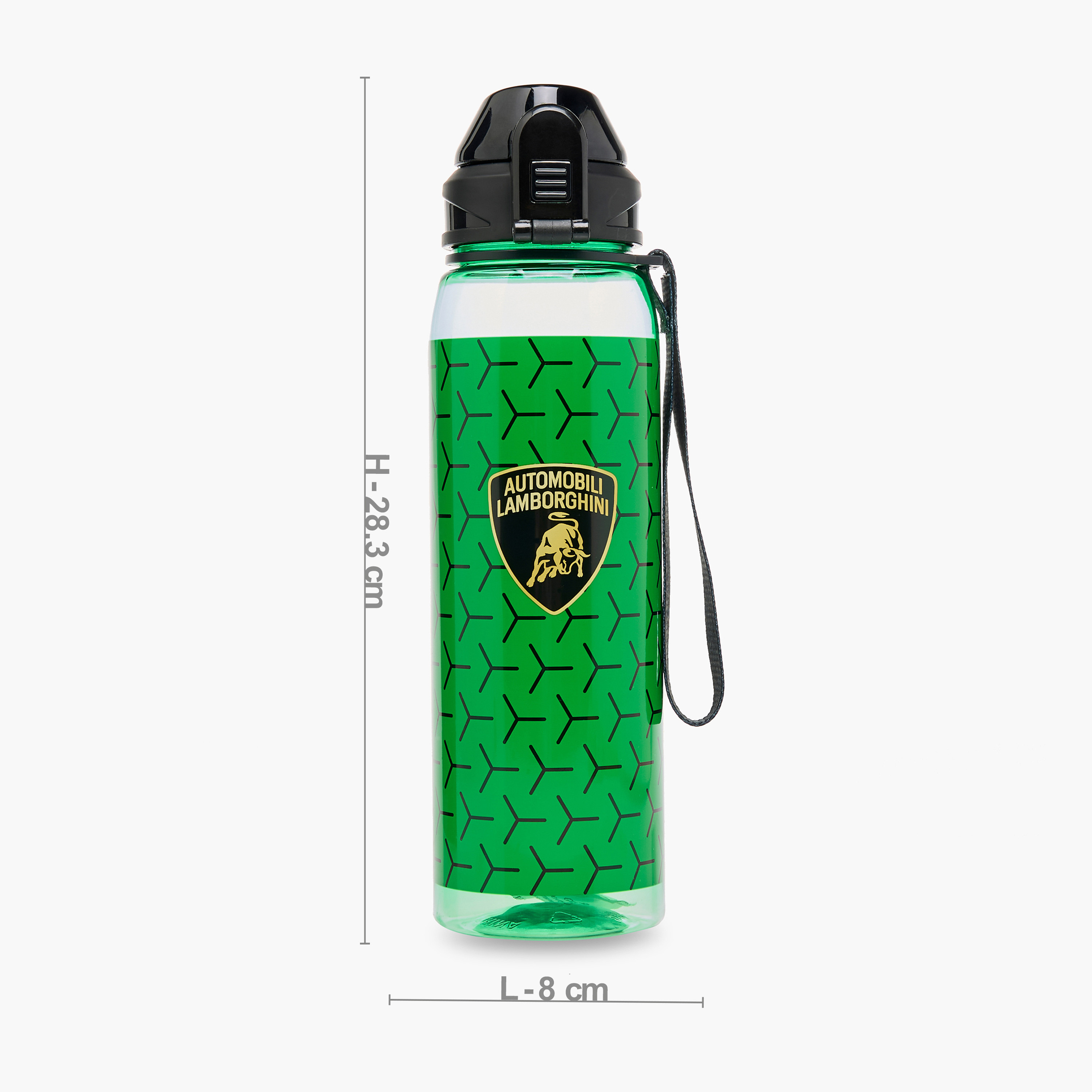 Lamborghini Printed Water Bottle - 1 L-school-waterbottles-image-2