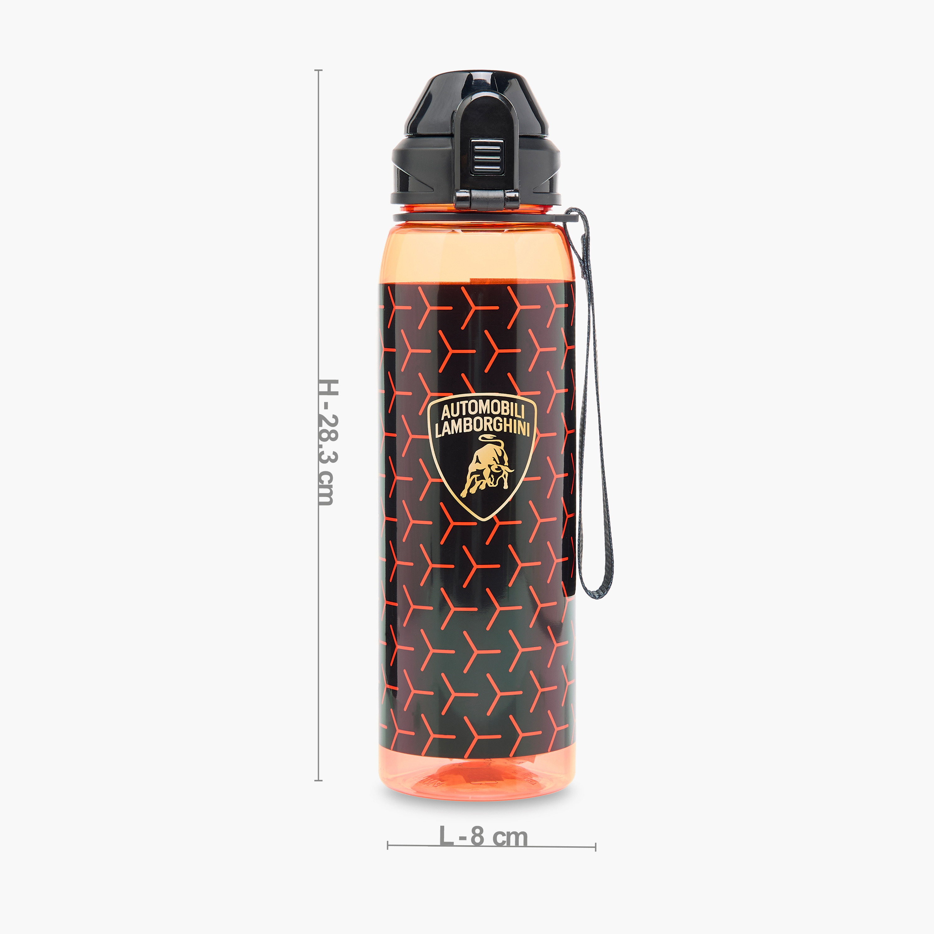 Lamborghini Printed Water Bottle - 1 L-school-waterbottles-image-2