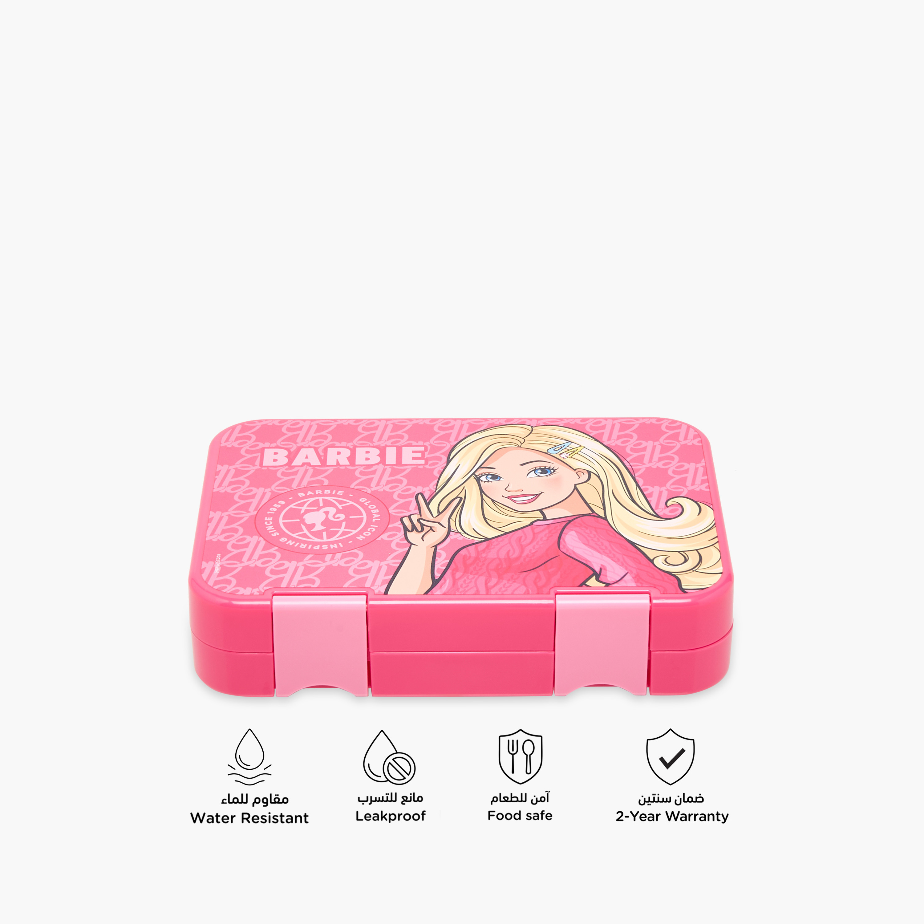 Barbie Printed Lunch Box - 250 ml-school-lunchessentials-lunchboxes-image-4