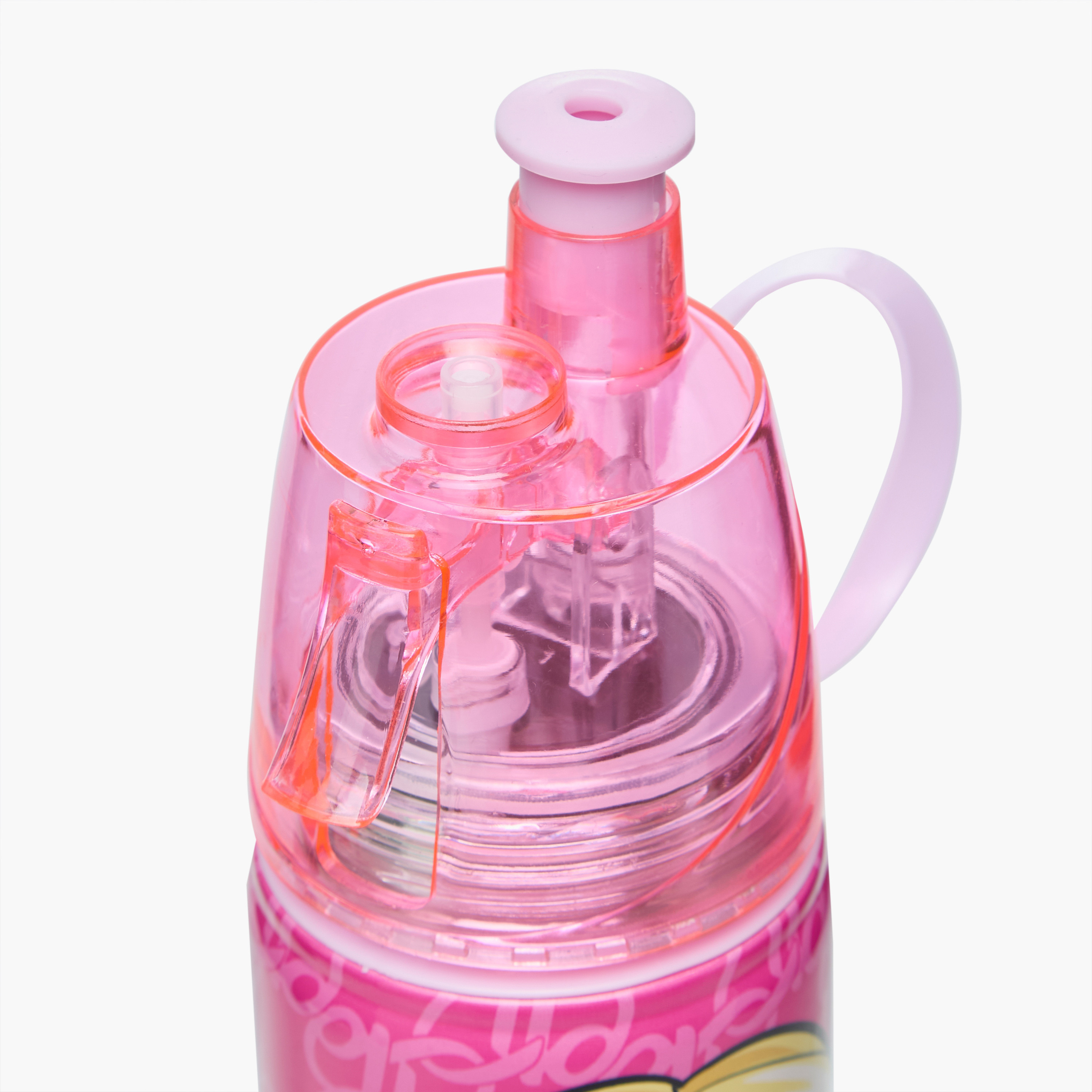 Mattel Barbie Stainless Steel Water Bottle with Water Mist Trigger – 500 ml-school-waterbottles-image-4