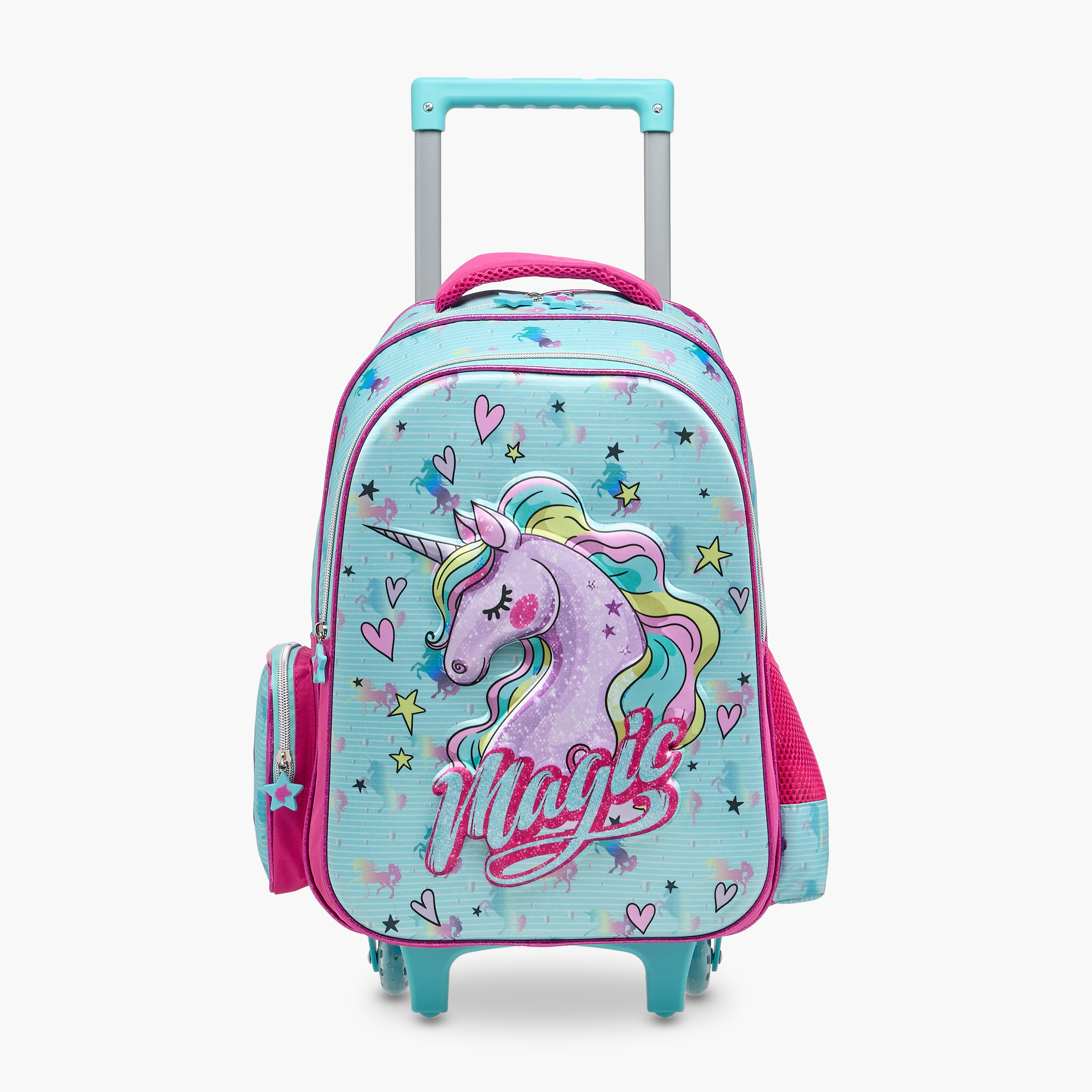 Juniors Printed 3-Piece School Trolley Bag Set for Girls 5-8 Years with Lunch Bag and Pencil Pouch -school-bagsandbackpacks-trolleybags-image-4