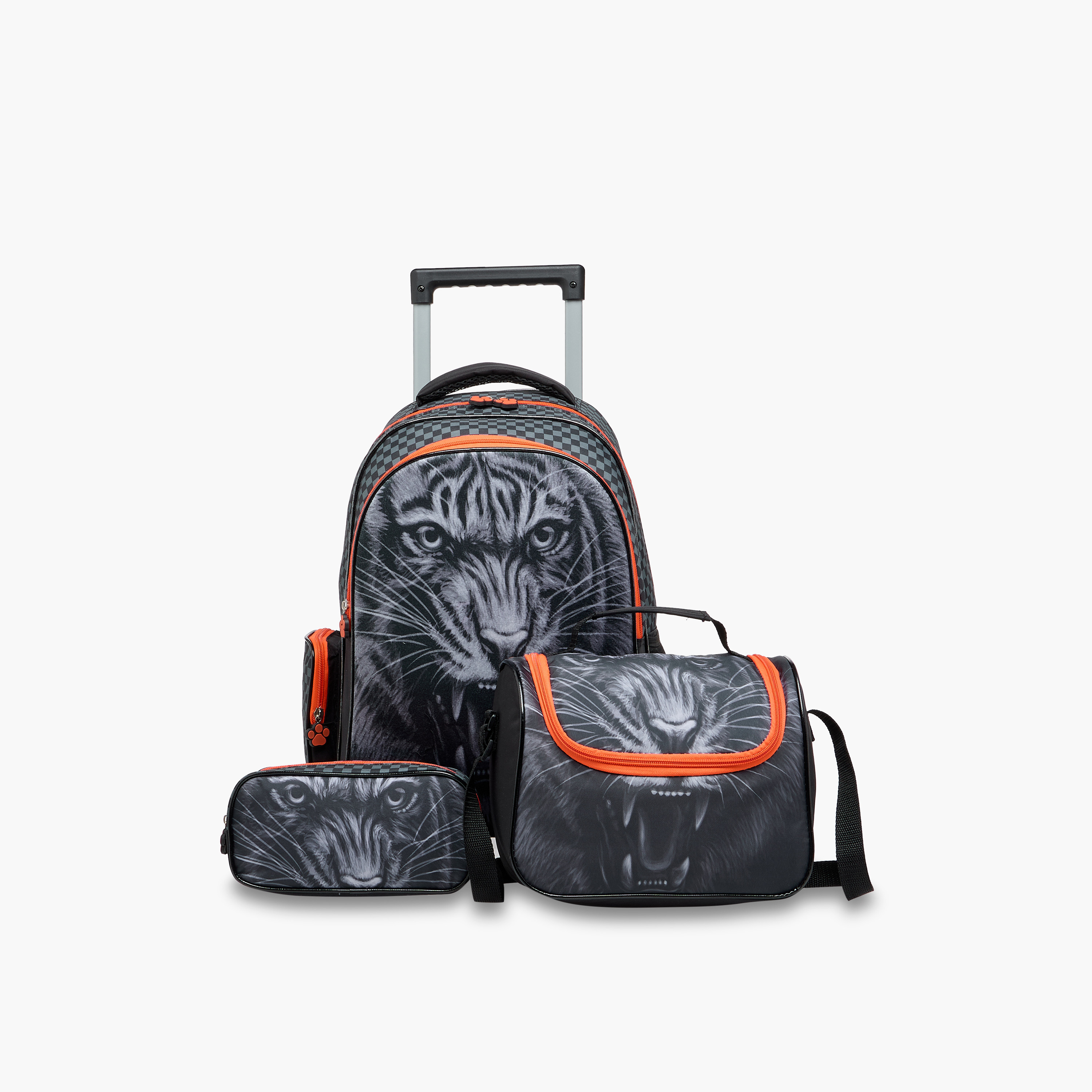 Disney Printed 3-Piece School Trolley Bag Set for Boys 5-8 Years with Lunch Bag and Pencil Pouch -school-bagsandbackpacks-trolleybags-image-22