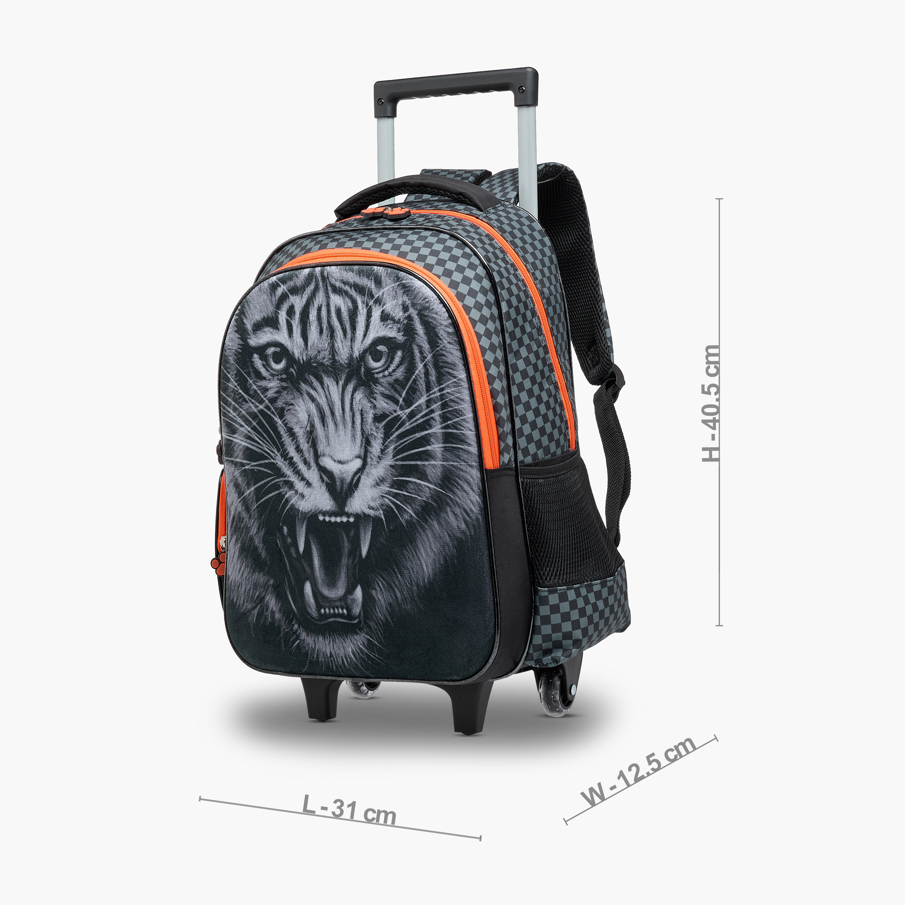 Disney Printed 3-Piece School Trolley Bag Set for Boys 5-8 Years with Lunch Bag and Pencil Pouch -school-bagsandbackpacks-trolleybags-image-3