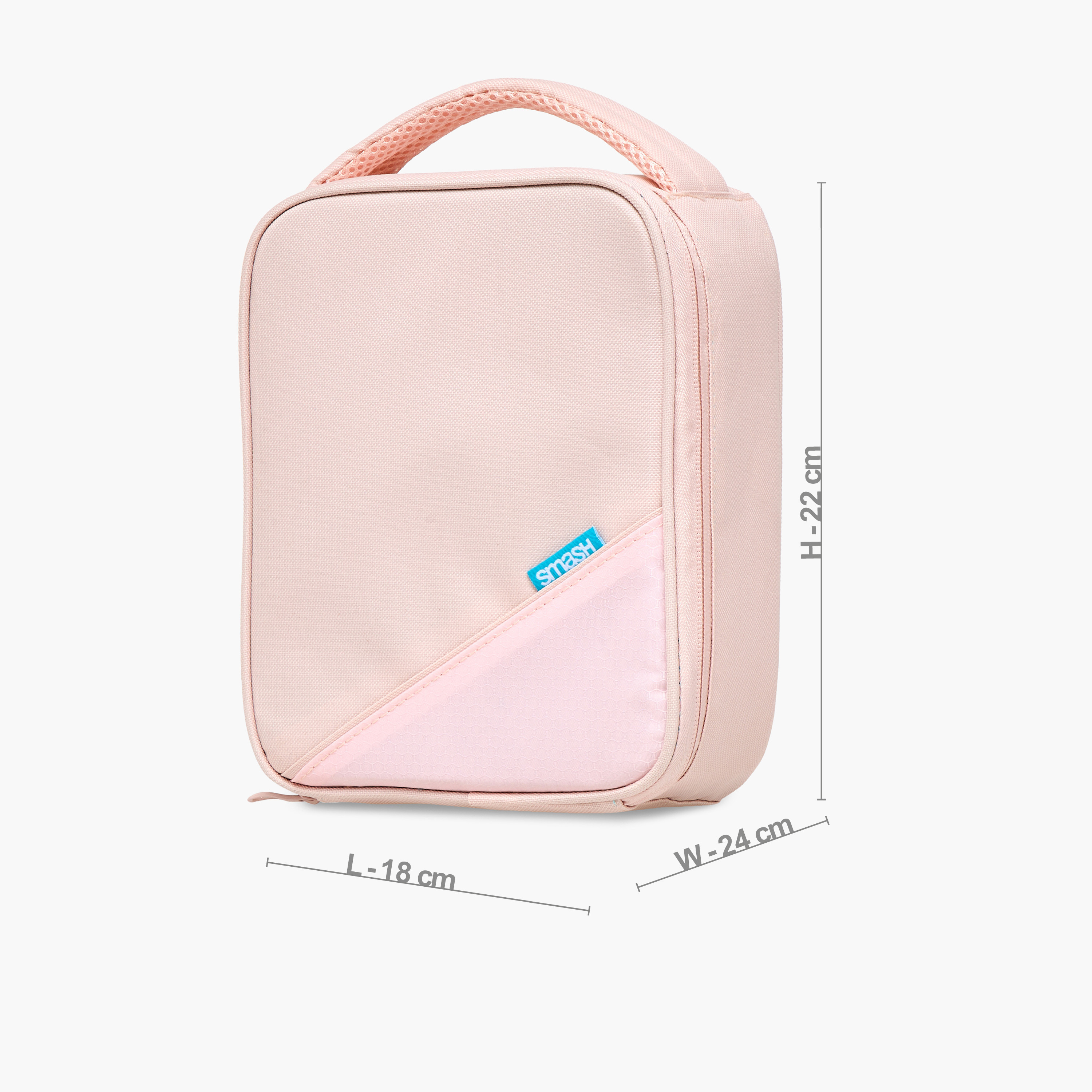 Smash Textured Lunch Bag with Zip Closure-school-lunchessentials-lunchbags-image-2
