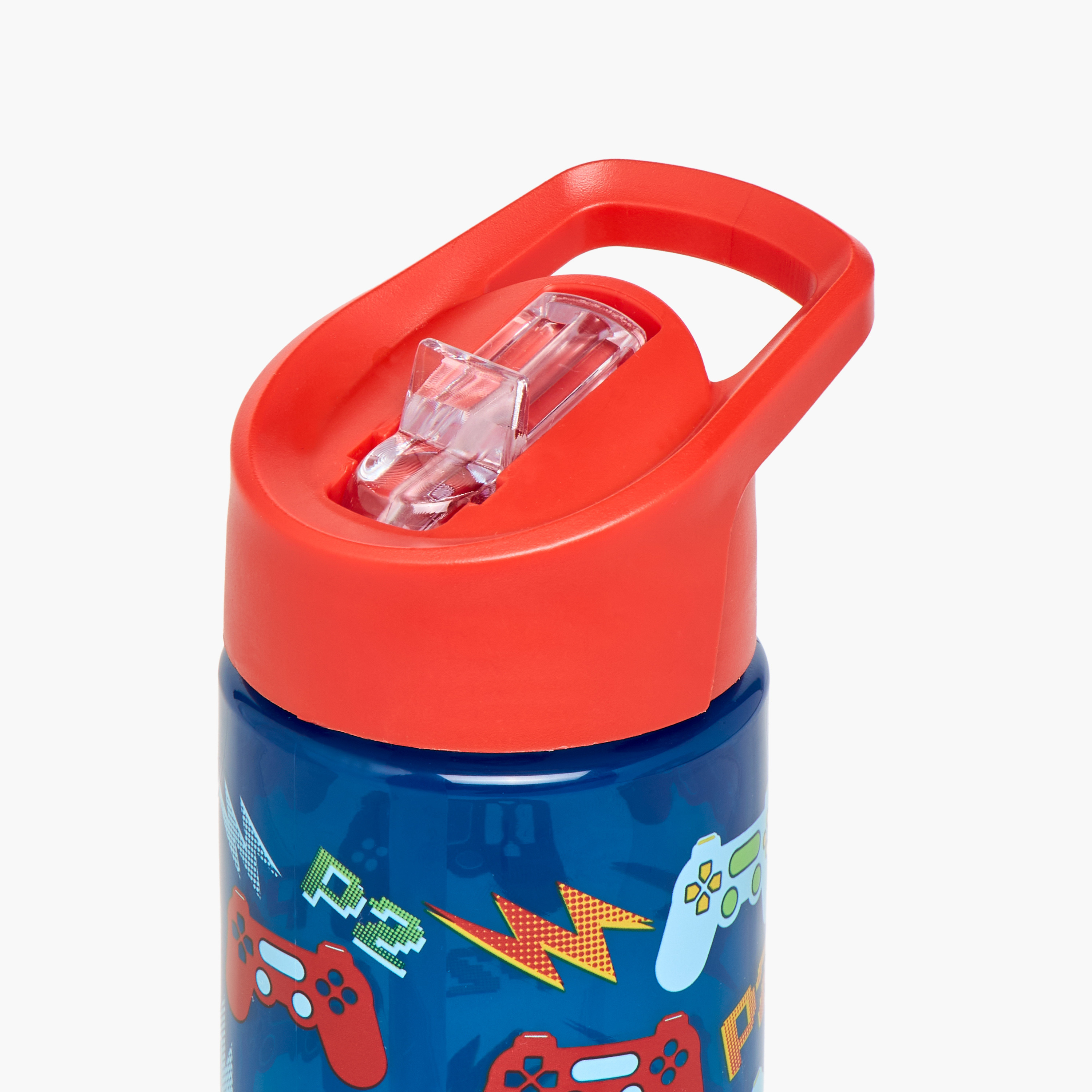 Smash Gaming Polypropylene Water Bottle with Sipper – 450 ml-school-waterbottles-image-3