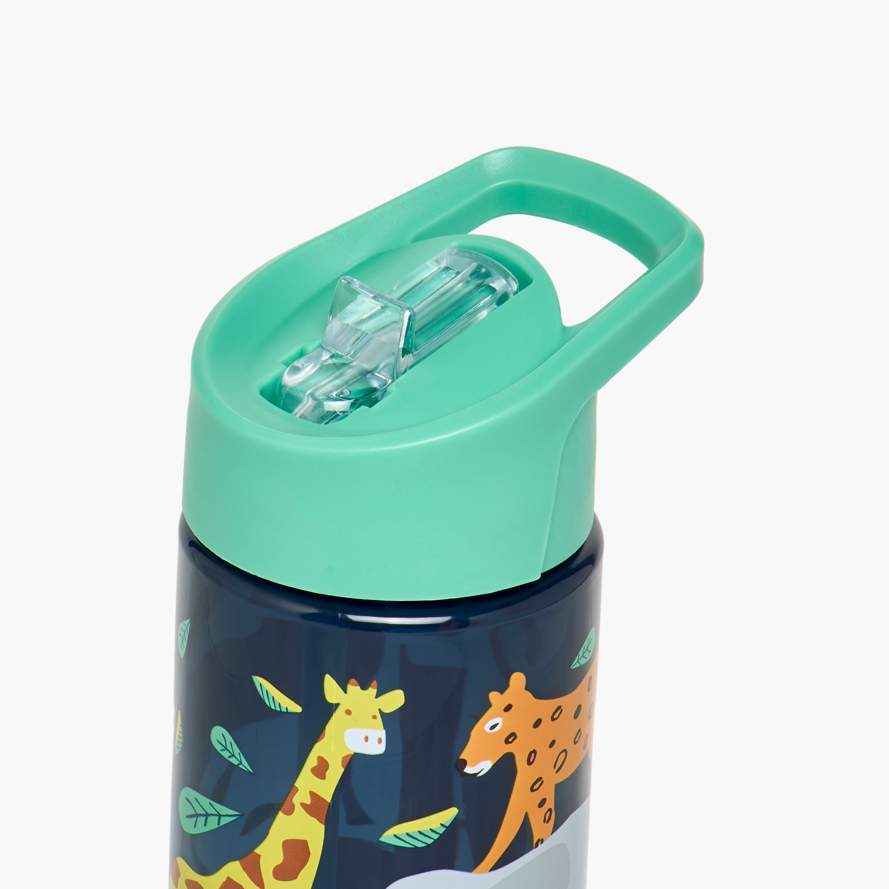 قارورة ماء بولي بروبيلين بقشّة وطبعات من سماش- 450 مل-school-waterbottles-image-3