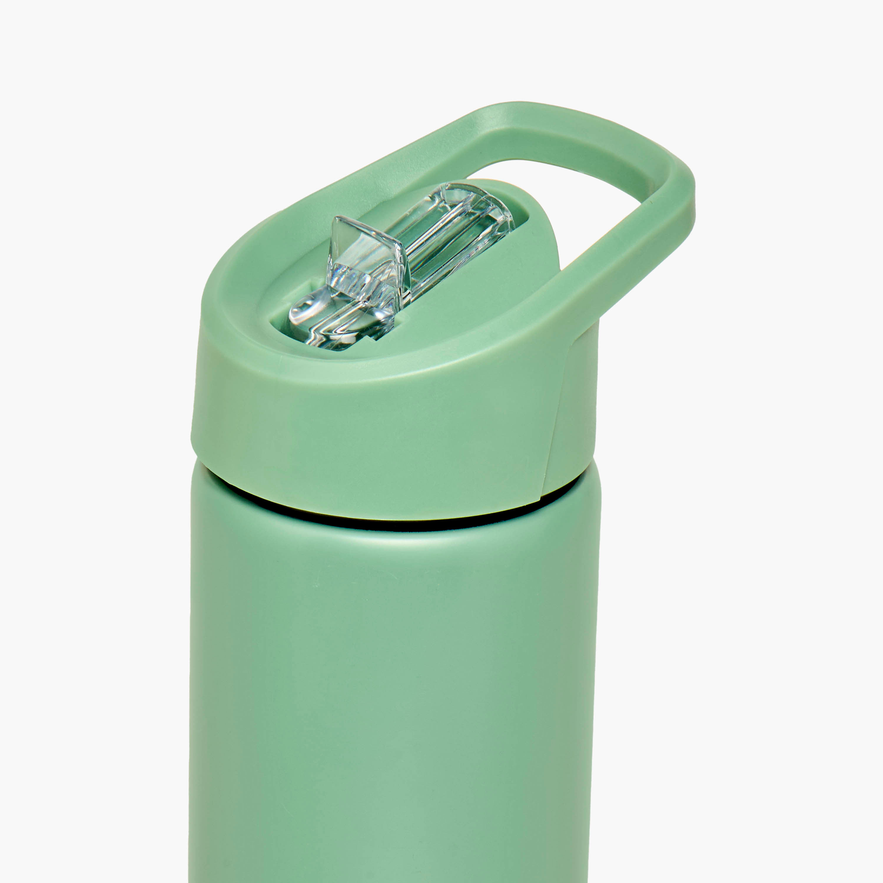 قارورة ماء ستانلس ستيل سادة بقشّة وغطاء مانع للتسريب من سماش - 750 مل-school-waterbottles-image-3