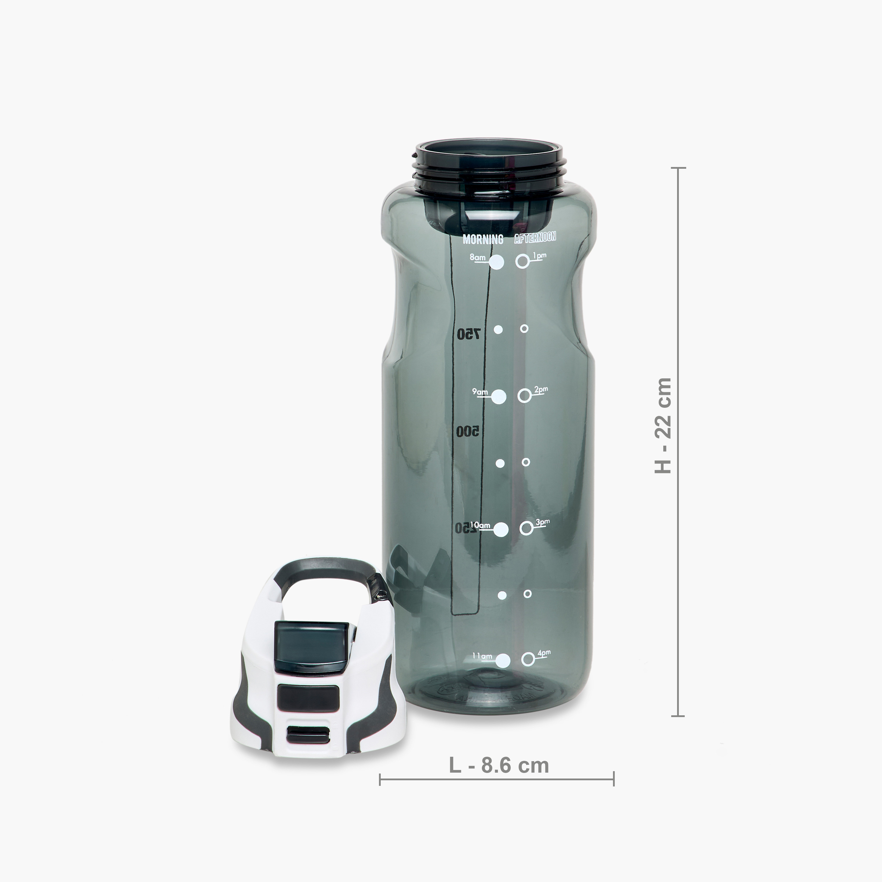 Smash Slogan Polypropylene Water Bottle with Insulation – 1 L-school-waterbottles-image-2