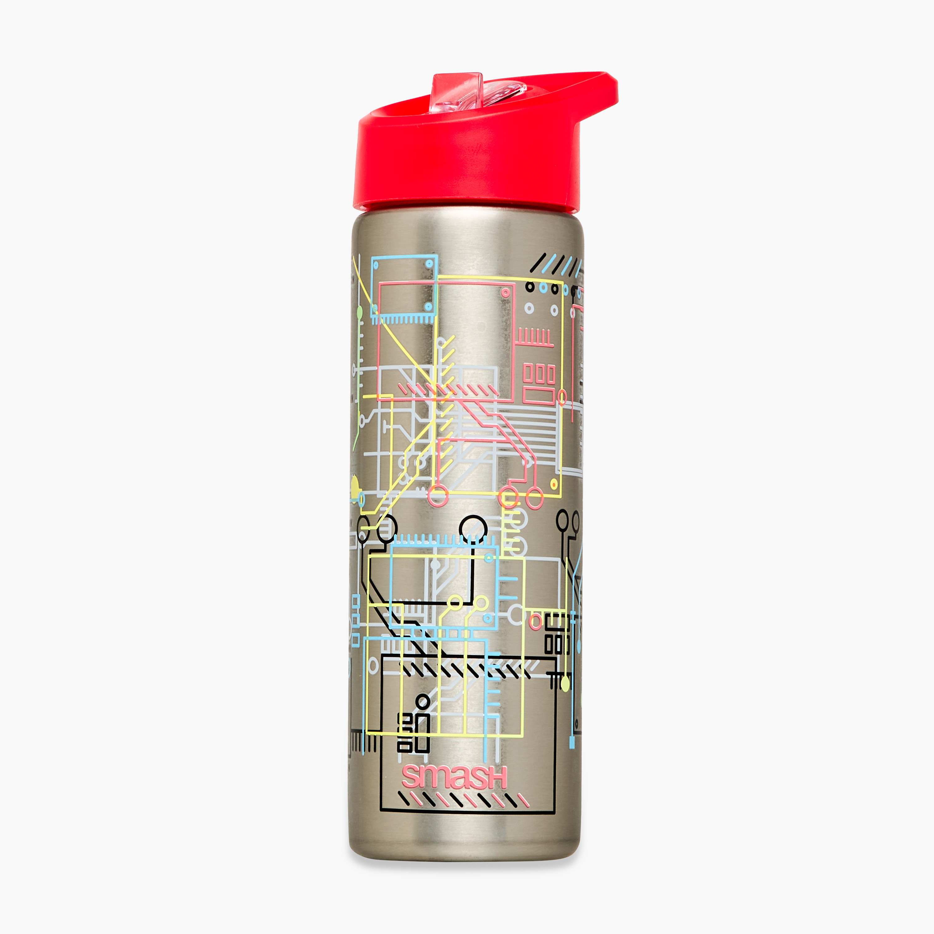 Smash Slogan Stainless Steel Water Bottle with Insulation – 750 ml-school-waterbottles-image-3