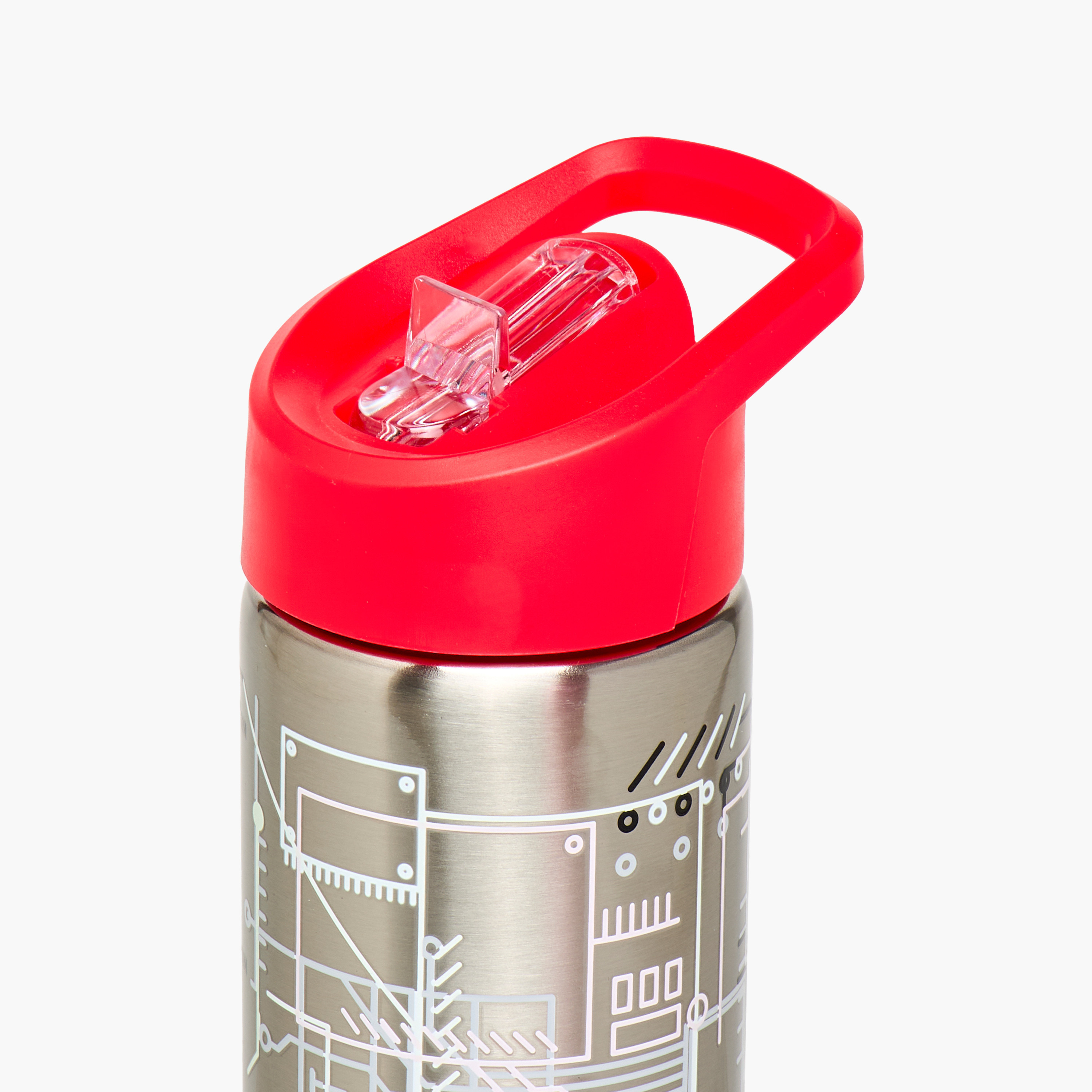 Smash Slogan Stainless Steel Water Bottle with Insulation – 750 ml-school-waterbottles-image-4