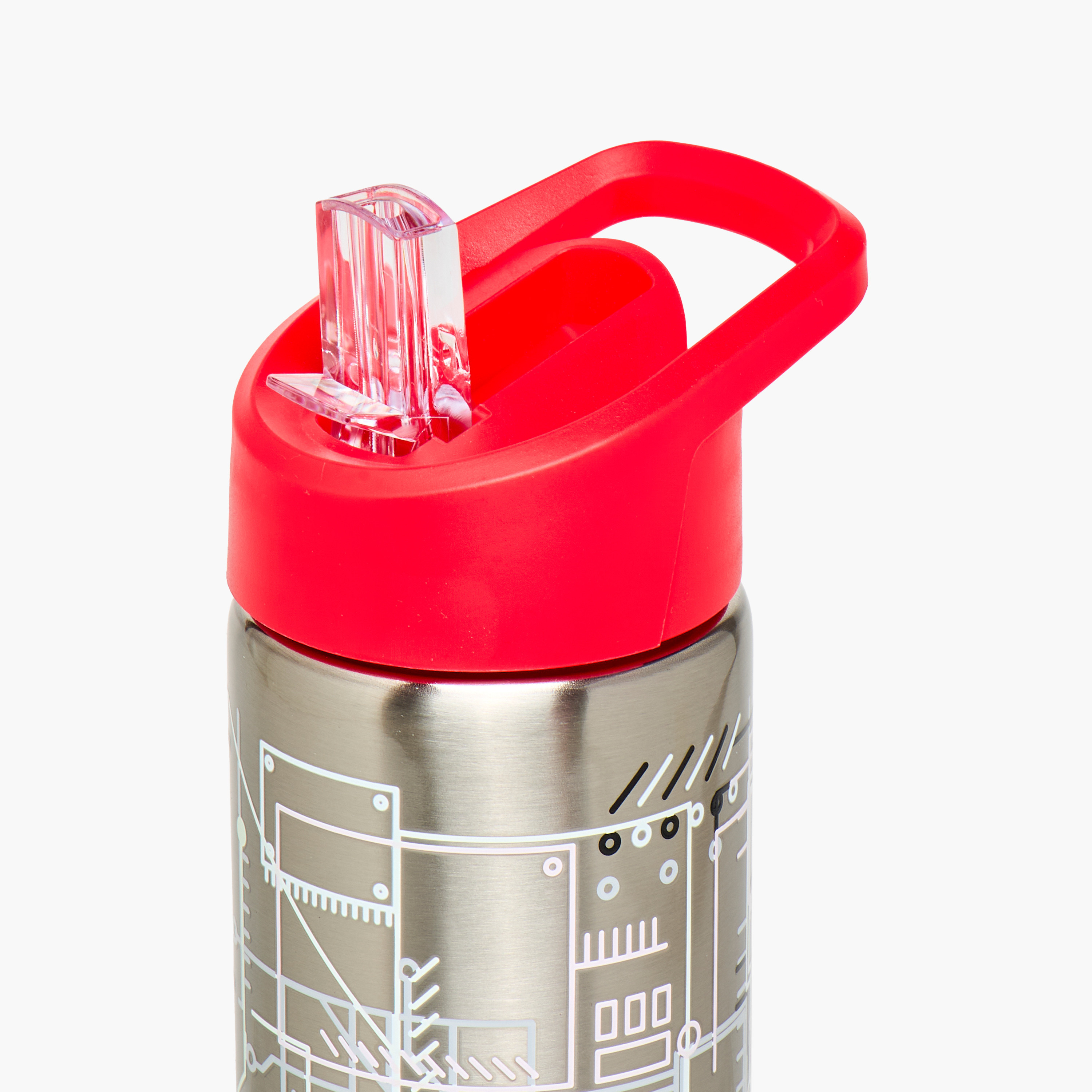 Smash Slogan Stainless Steel Water Bottle with Insulation – 750 ml-school-waterbottles-image-5