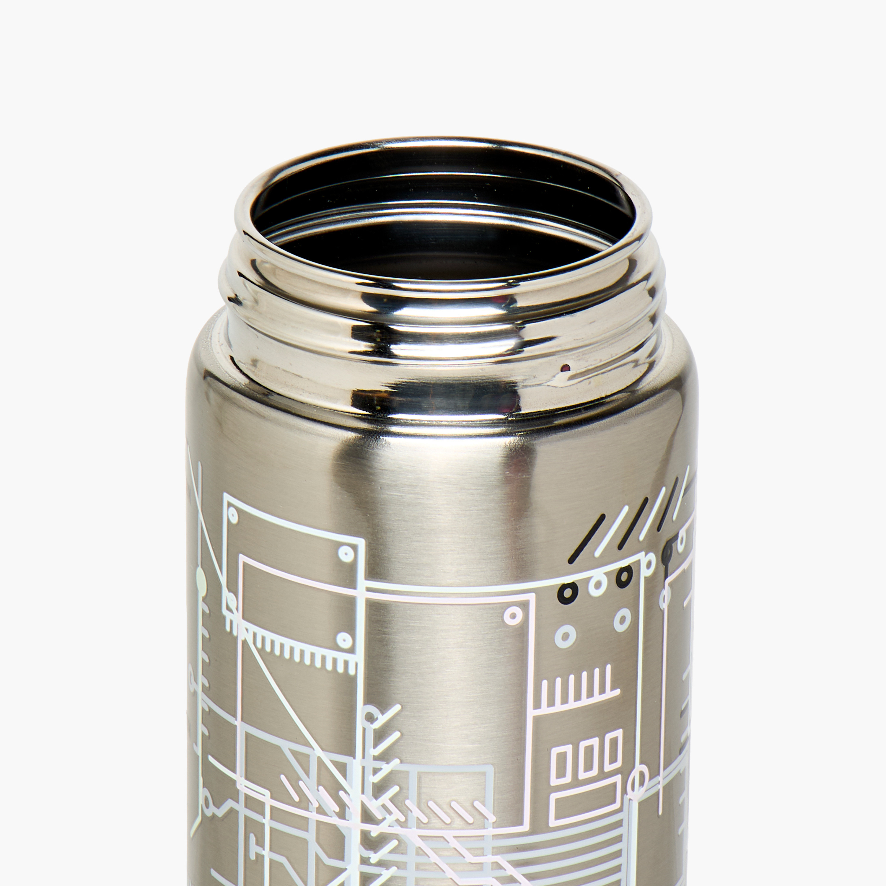 Smash Slogan Stainless Steel Water Bottle with Insulation – 750 ml-school-waterbottles-image-6
