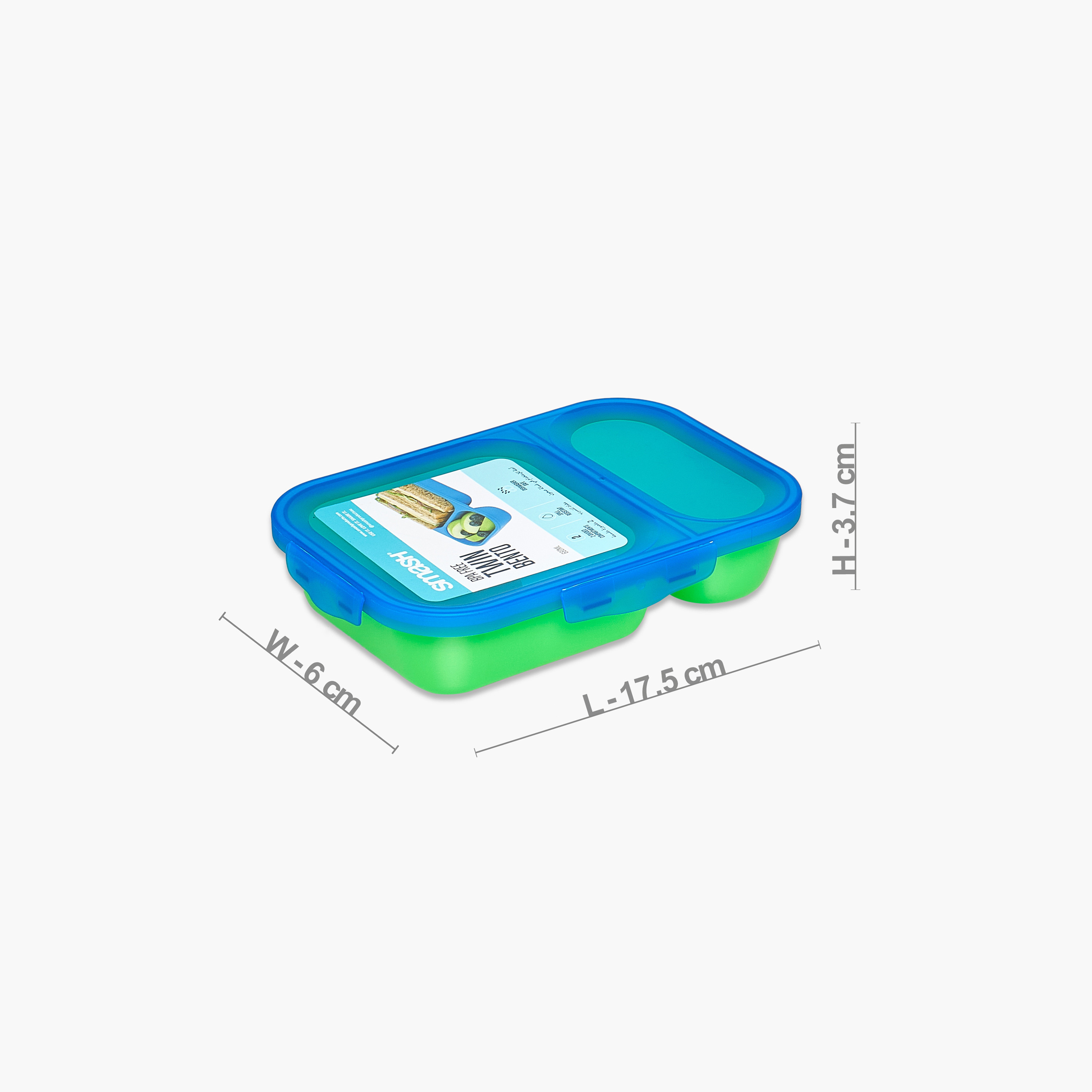 Smash Duo Bento Lunch Box - 680 ml-school-lunchessentials-lunchboxes-image-3