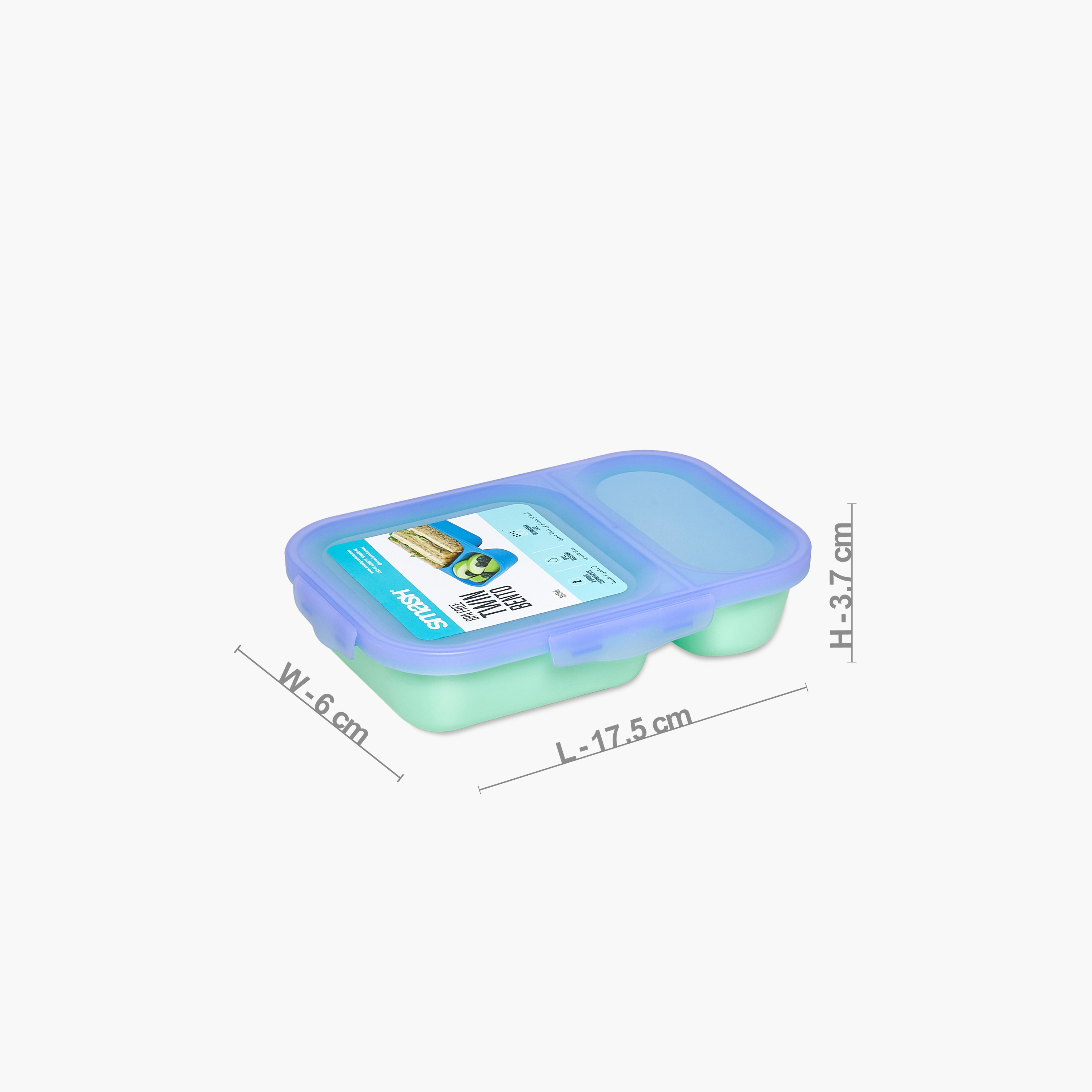 Smash Duo Bento Lunch Box - 680 ml-school-lunchessentials-lunchboxes-image-2