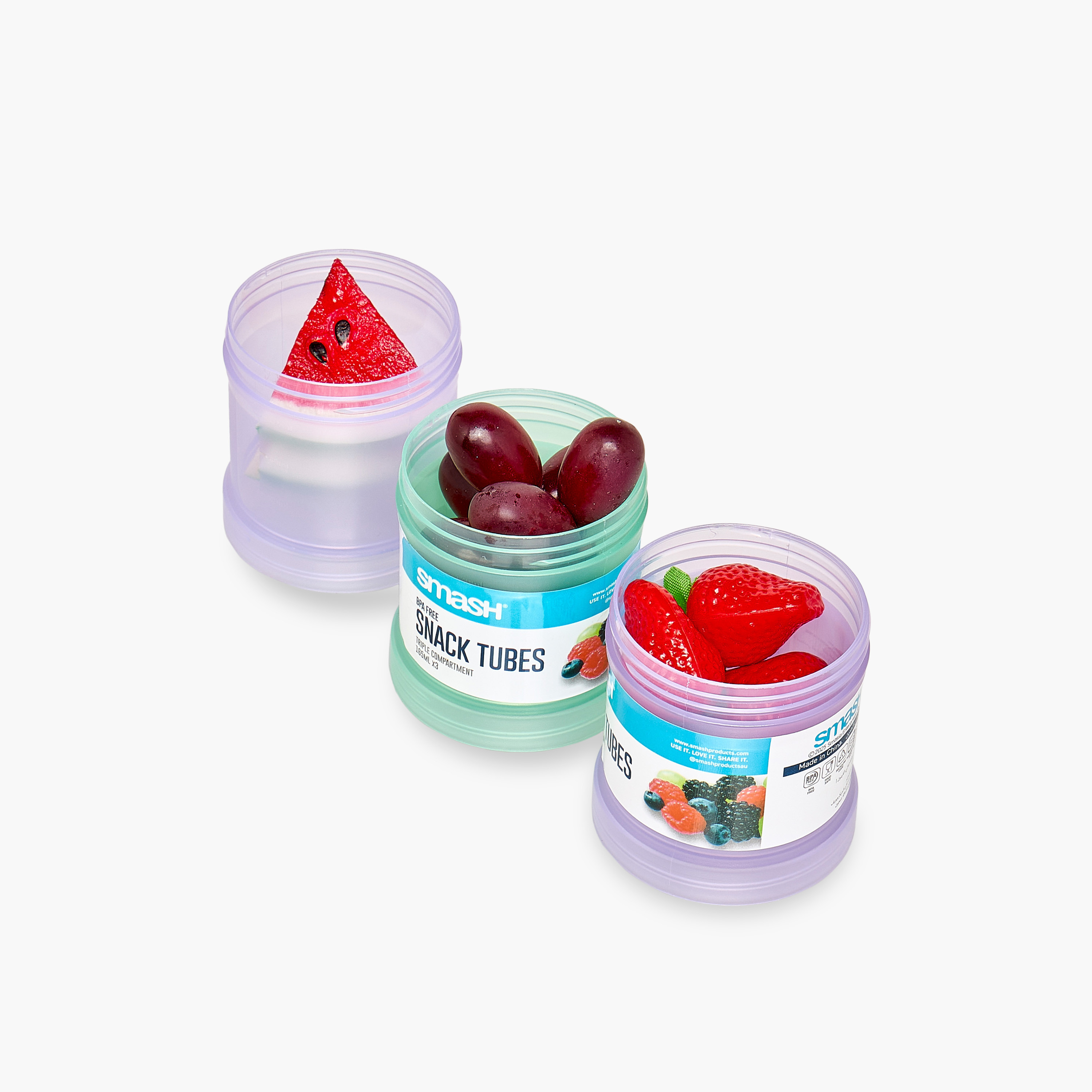 Smash 3-Piece Stackable Snack Tubes Set-school-lunchessentials-lunchboxes-image-5