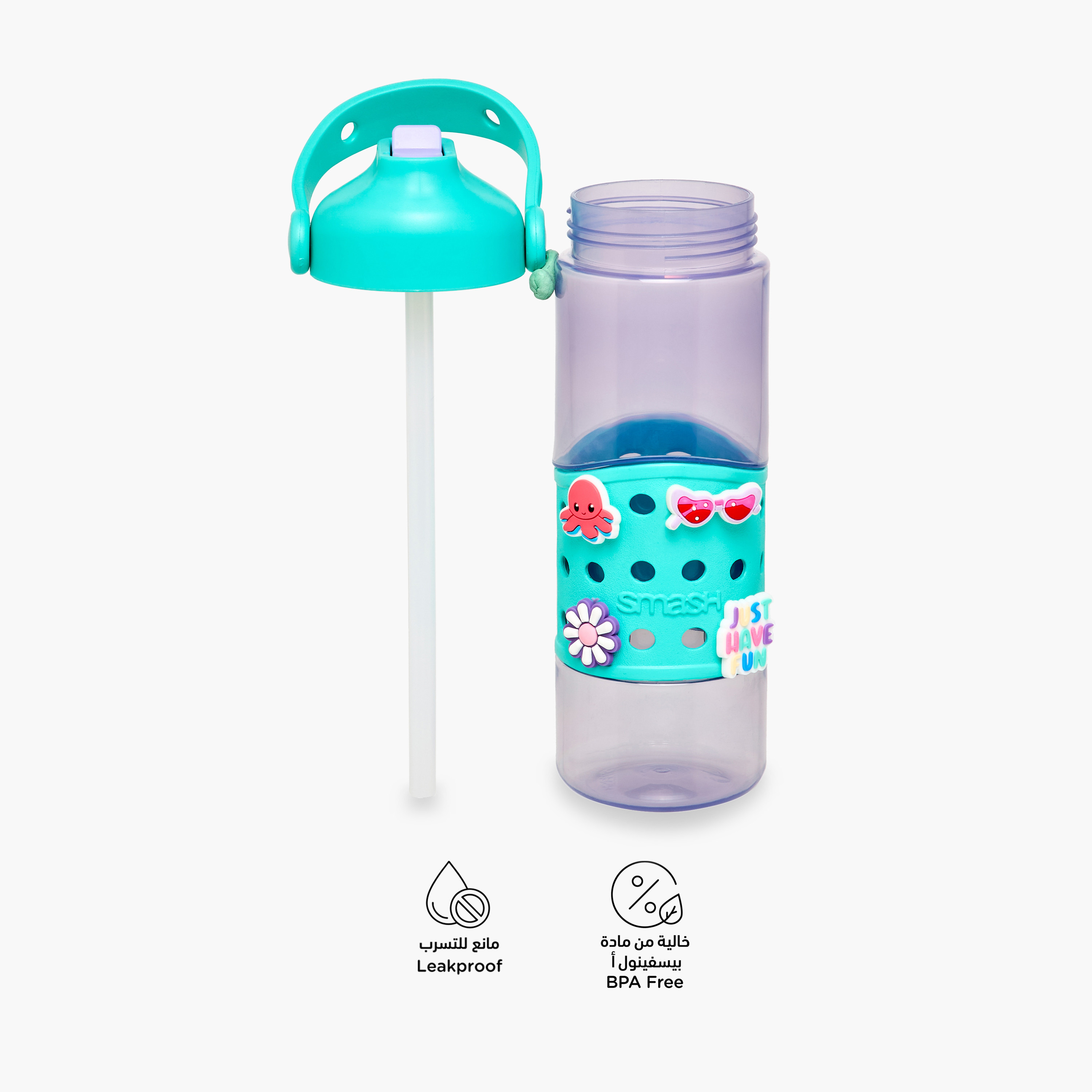 Smash Printed Polypropylene Water Bottle with Leakproof Lid – 750 ml-school-waterbottles-image-2