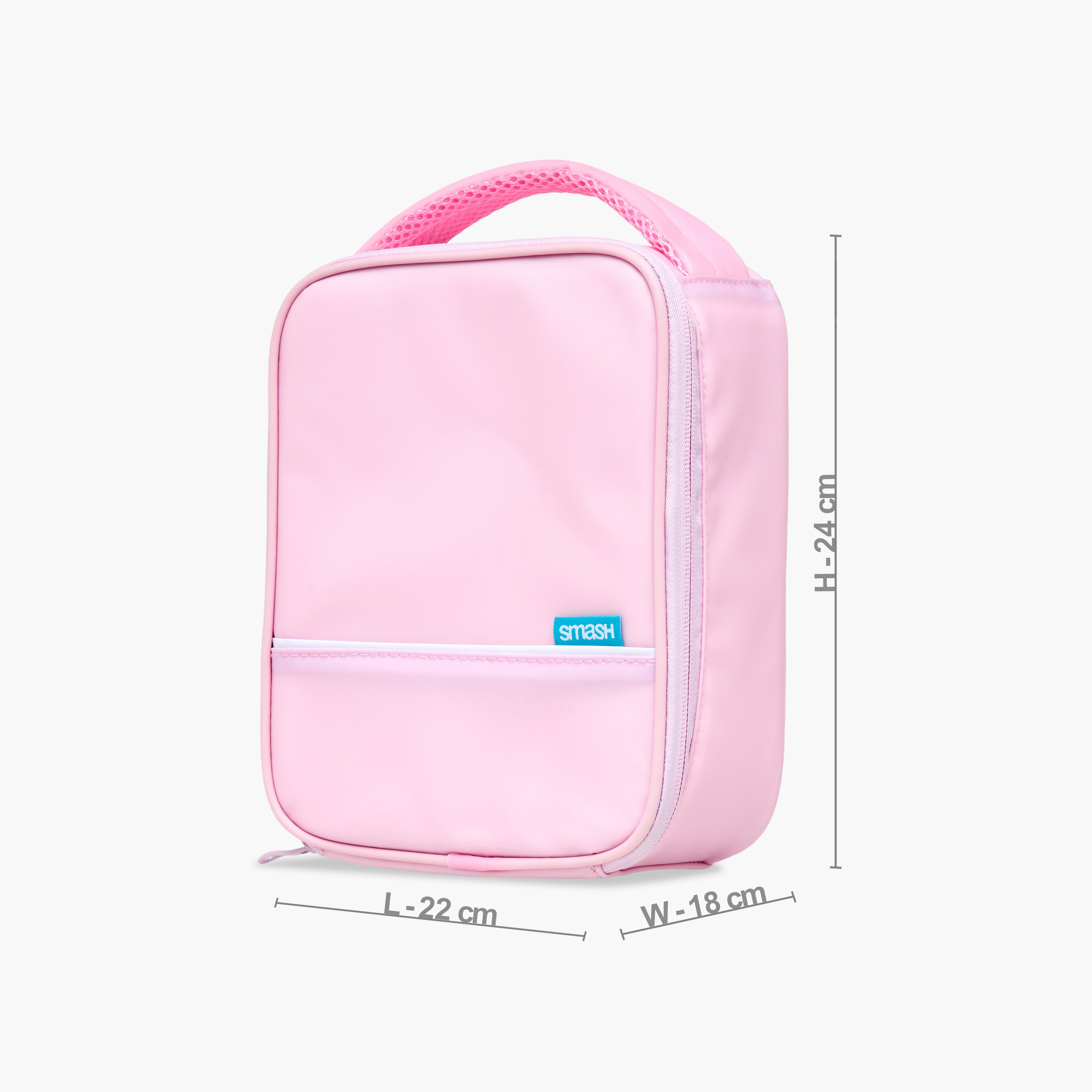 Smash Solid Lunch Bag with Zip Closure-school-lunchessentials-lunchbags-image-2