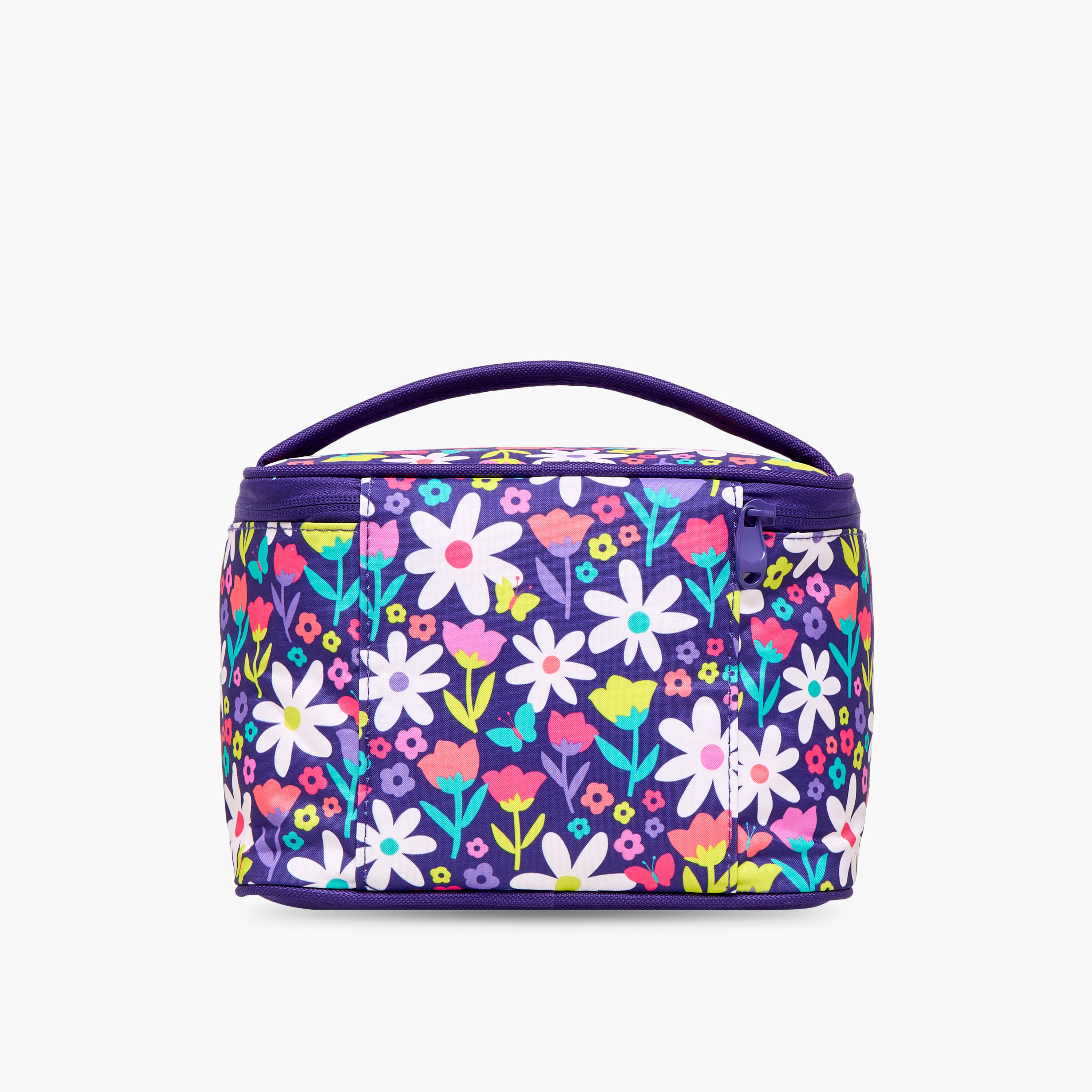 Smash Floral Print Lunch Bag with Zip Closure-school-lunchessentials-lunchbags-image-3