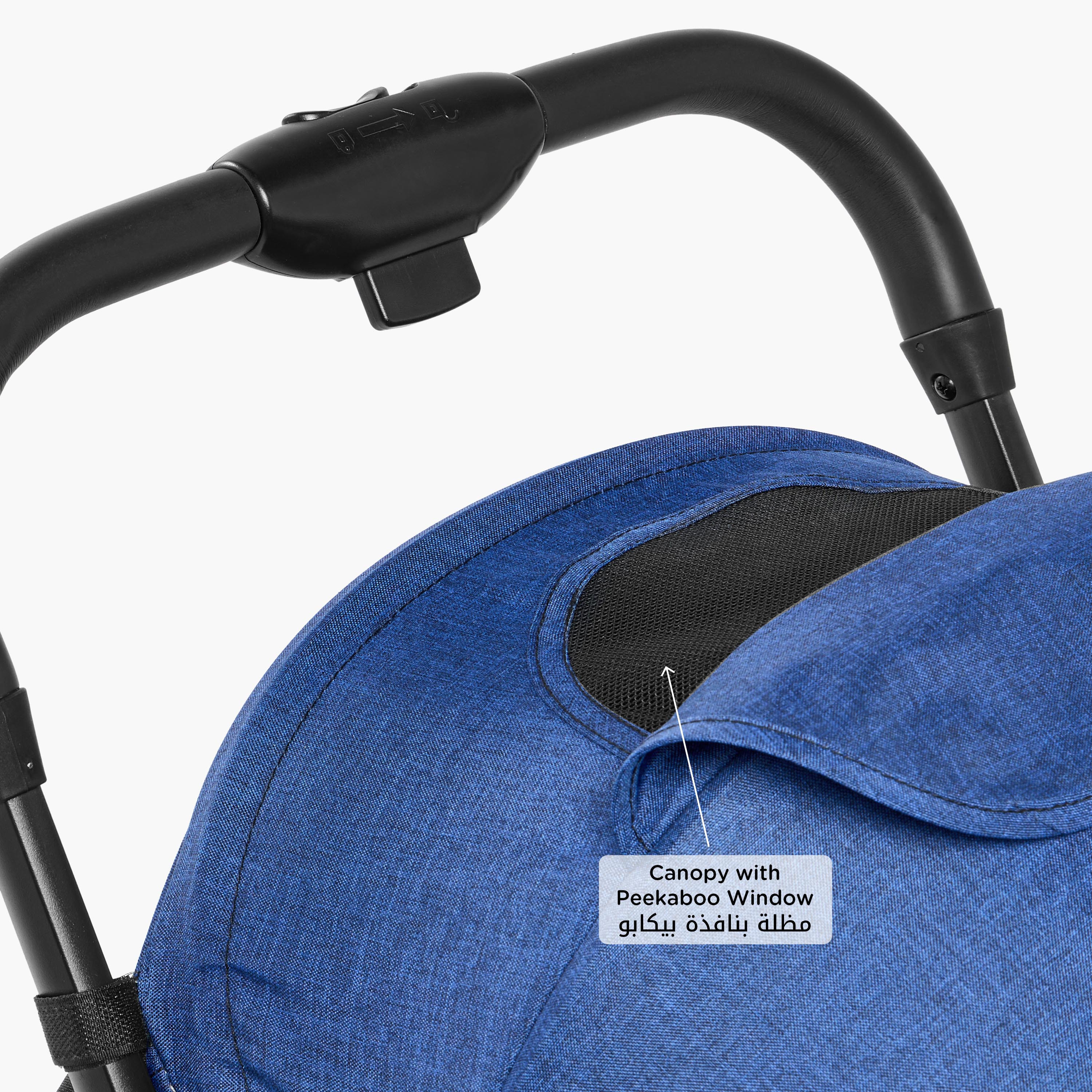 عربة أطفال ريف بنظام طي بلمسة واحدة وإطار فولاذ وقفل للعجلات من ليتل بلومرز-baby-gear-strollersandprams-strollers-image-7