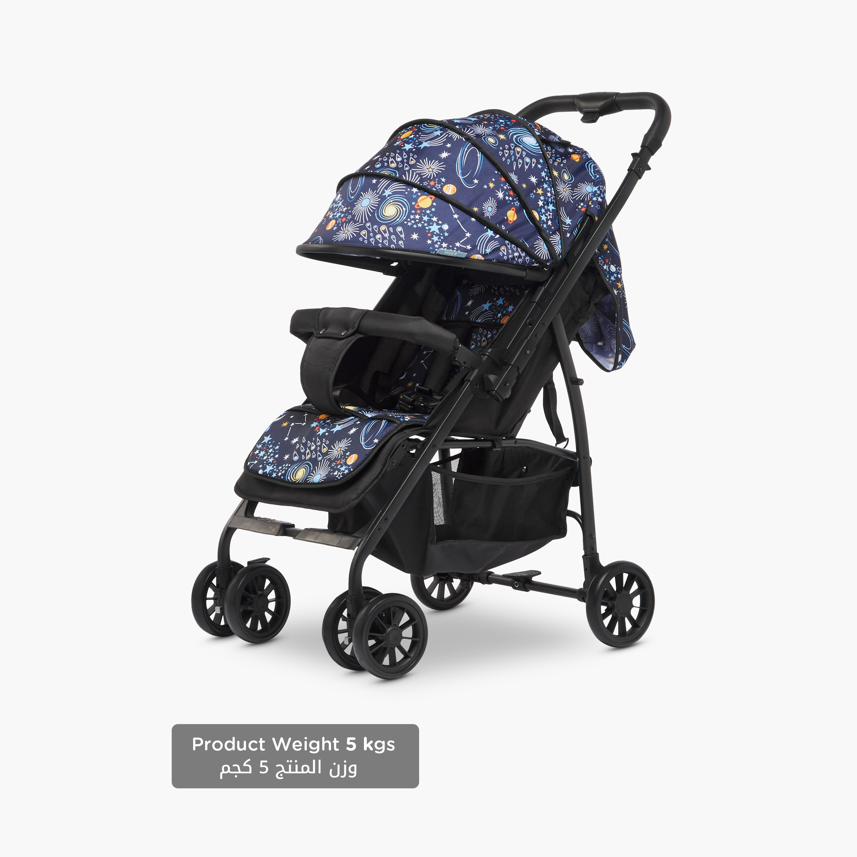 عربة أطفال ريف بنظام طي بلمسة واحدة وإطار فولاذ وقفل للعجلات من ليتل بلومرز-baby-gear-strollersandprams-strollers-image-13