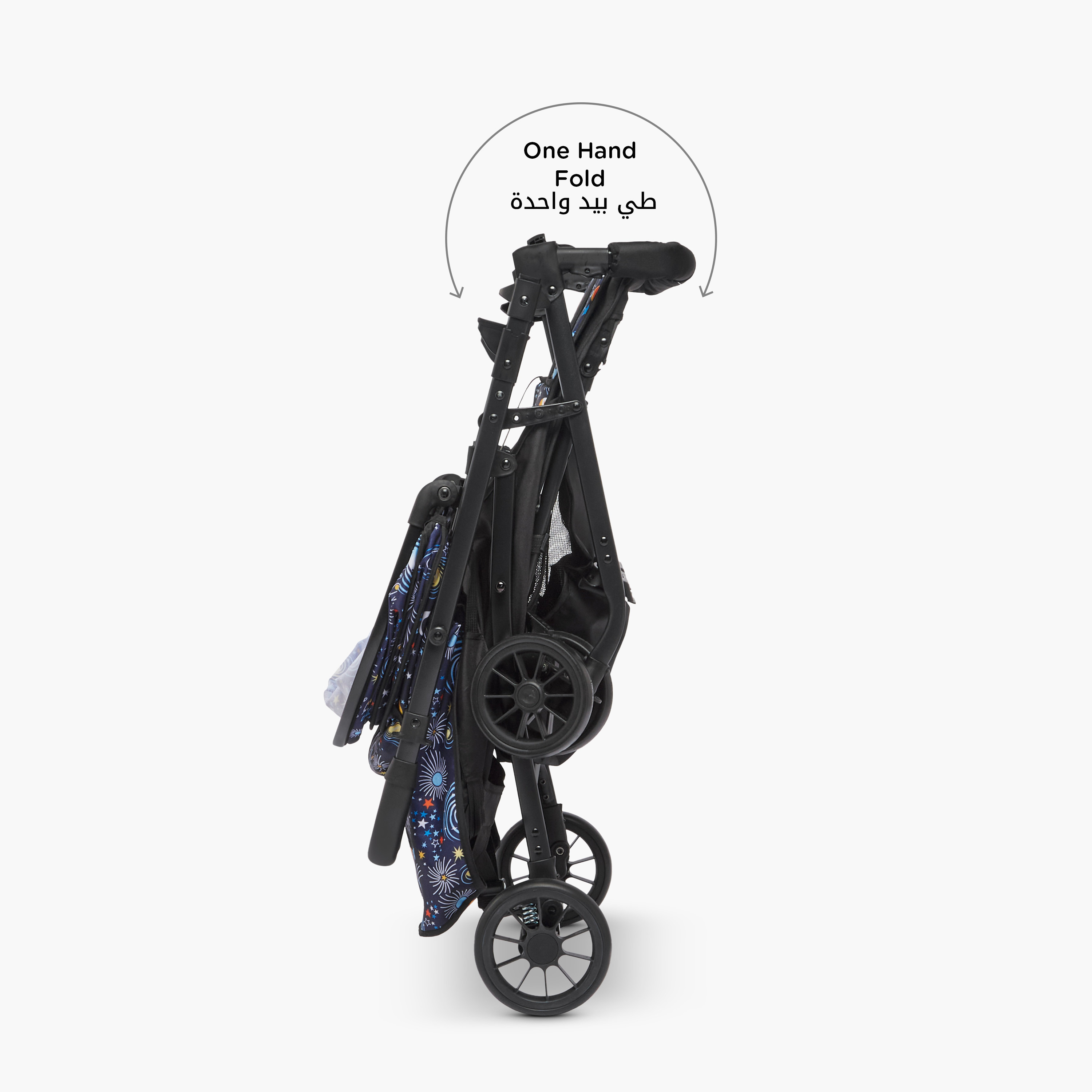 عربة أطفال ريف بنظام طي بلمسة واحدة وإطار فولاذ وقفل للعجلات من ليتل بلومرز-baby-gear-strollersandprams-strollers-image-5