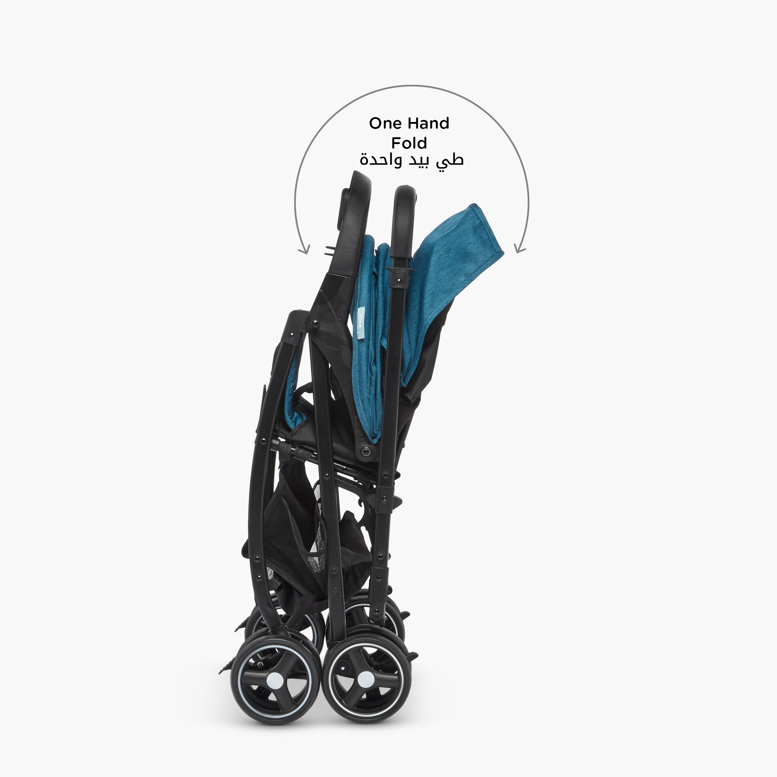 Little Bloomers Nola Stroller with One Touch Folding System, Steel Frame and Wheel Lock-baby-gear-strollersandprams-strollers-image-5
